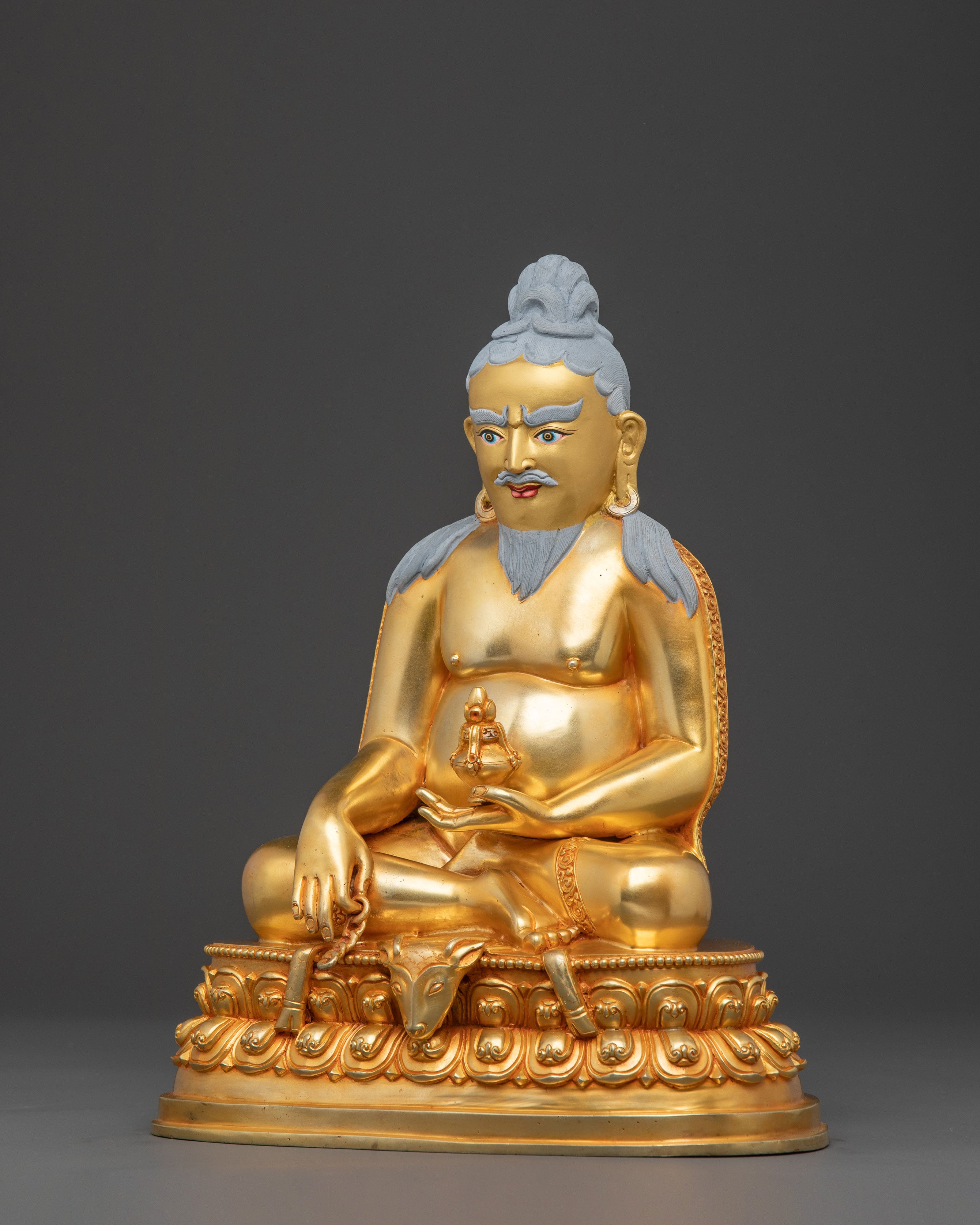 Thangtong Gyalpo Golden Statue | Iron Bridge Maker