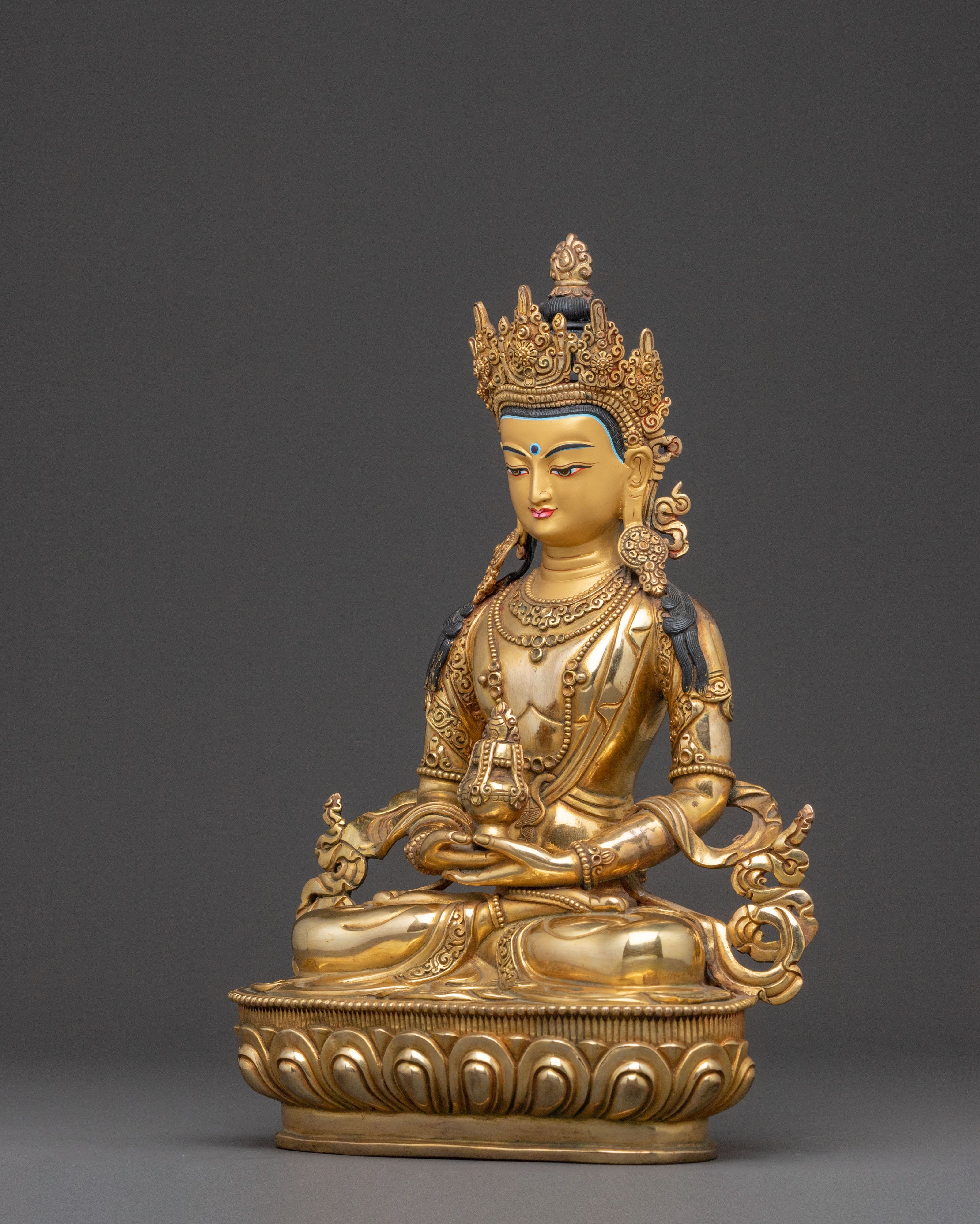 Amitayus Spiritual Statue: Buddha of Infinite Life