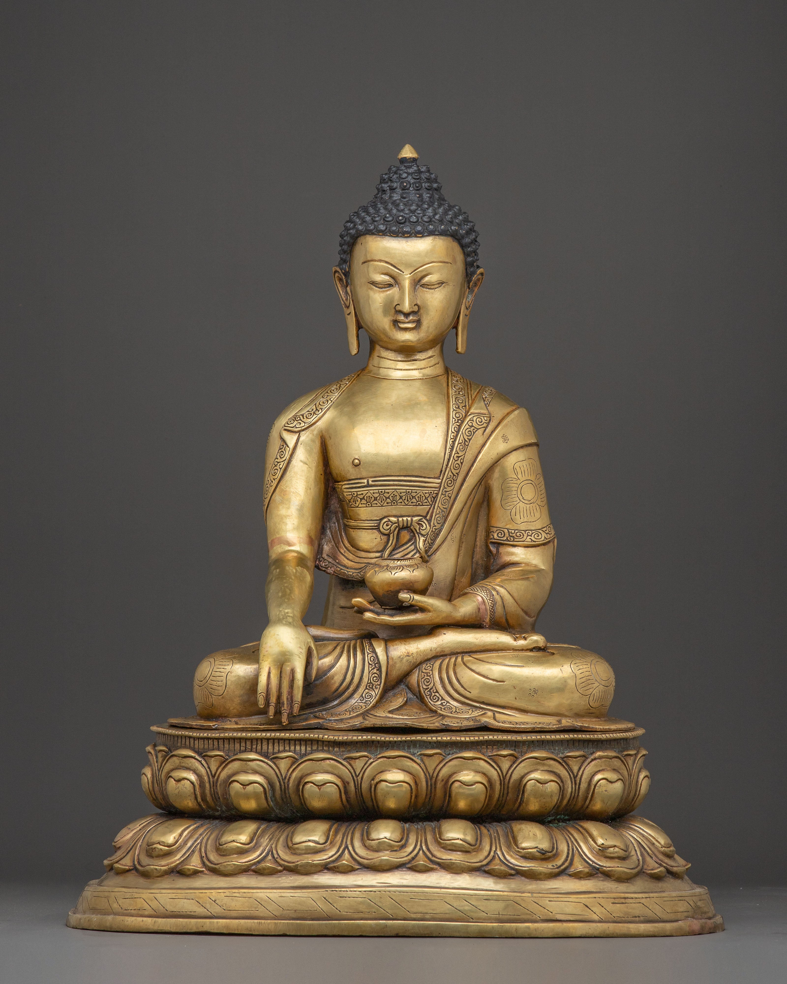 Handmade Gautama Buddha Copper Art