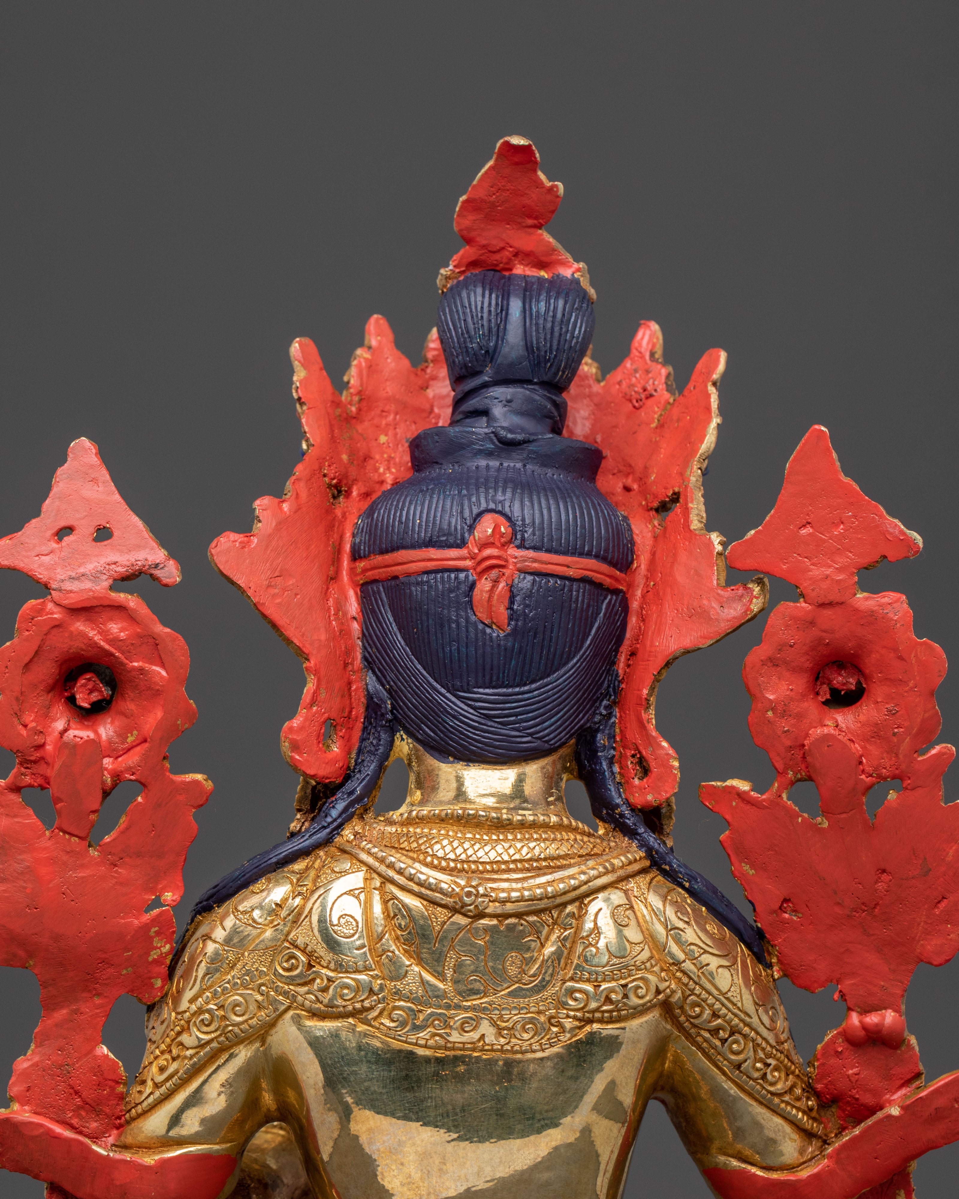 Handcrafted Green Tara Statue | Home Decor