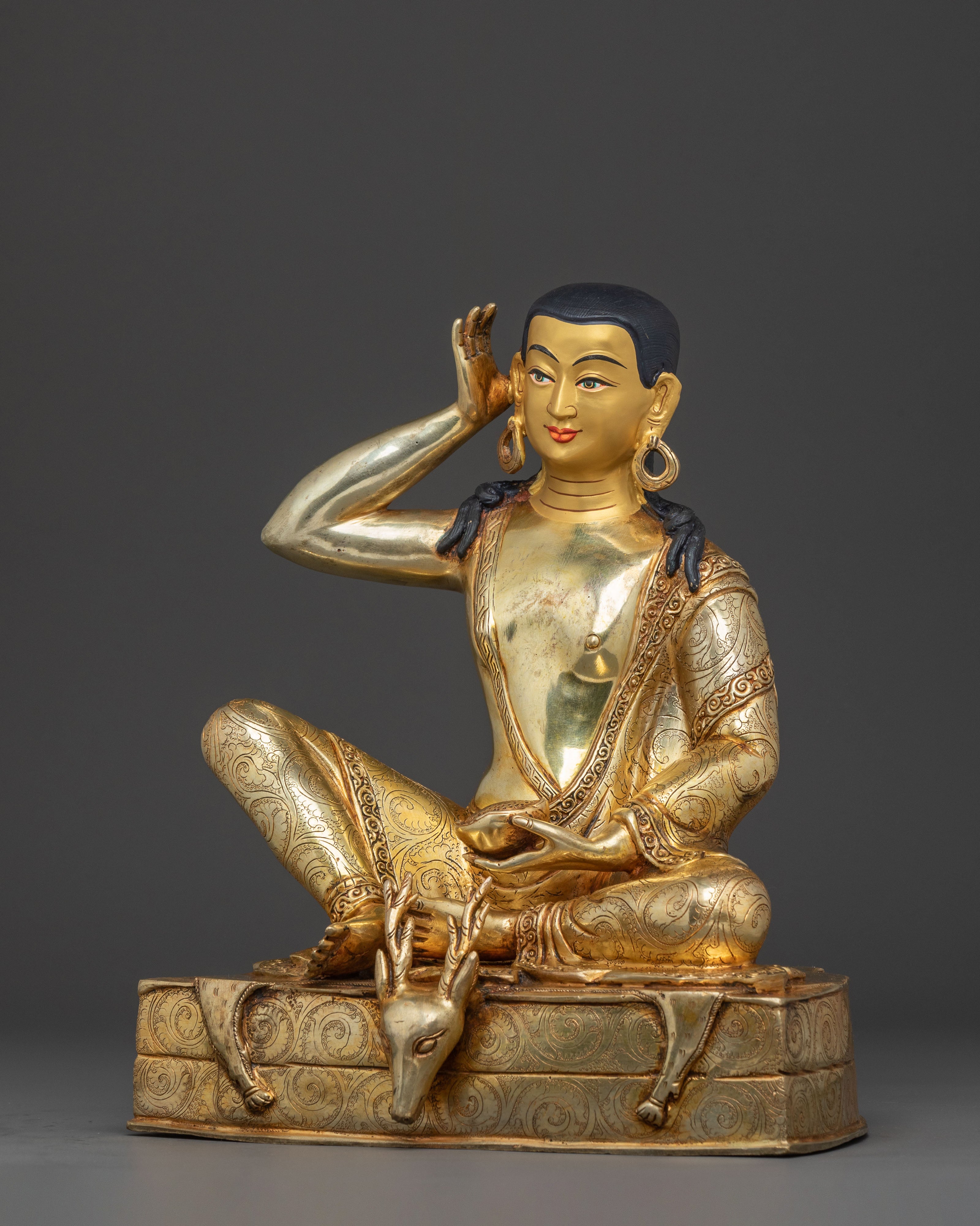 Milarepa Spiritual Sculpture | Meditational Decor