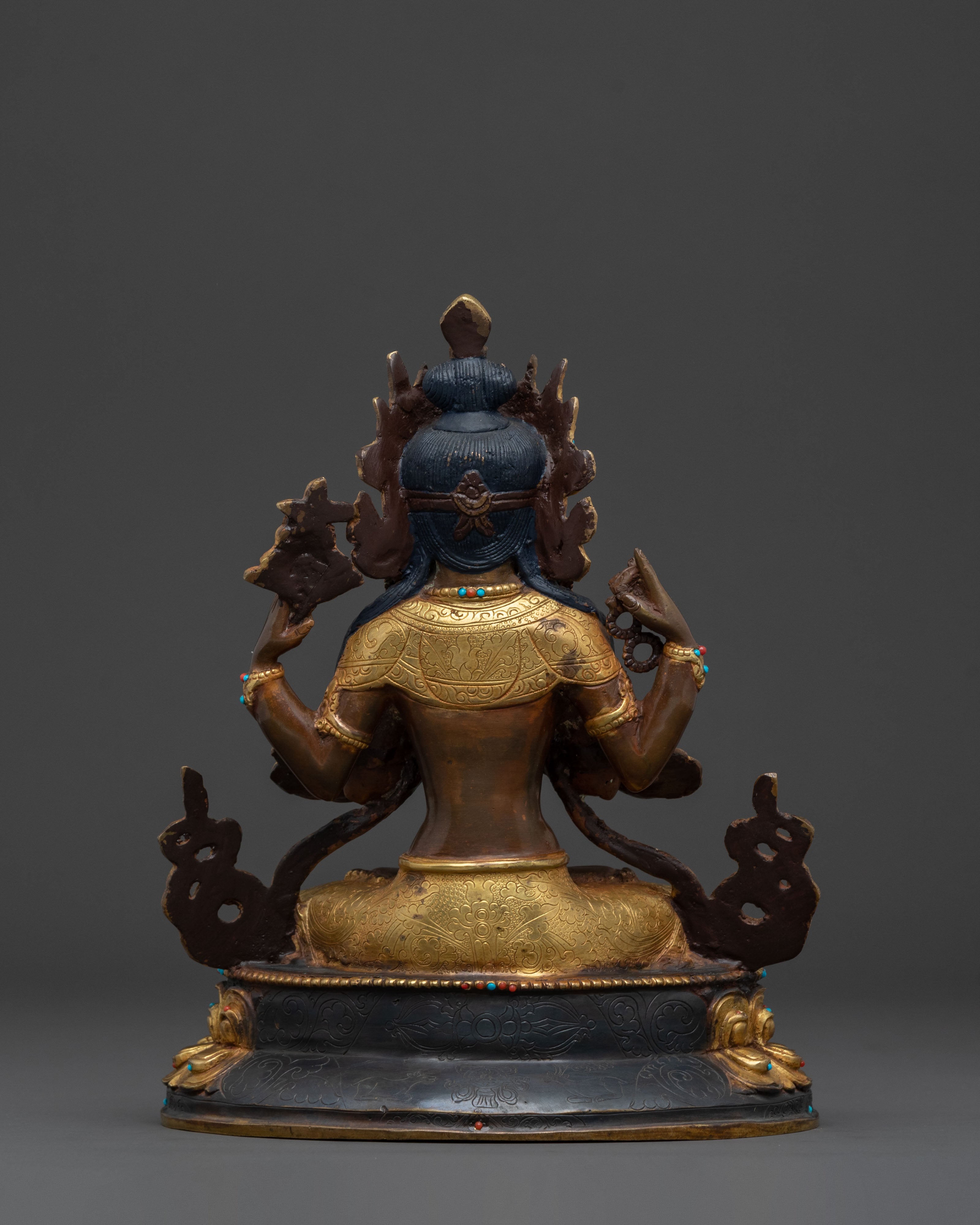Chenrezig Compassion Statue | Meditation Altar Decor
