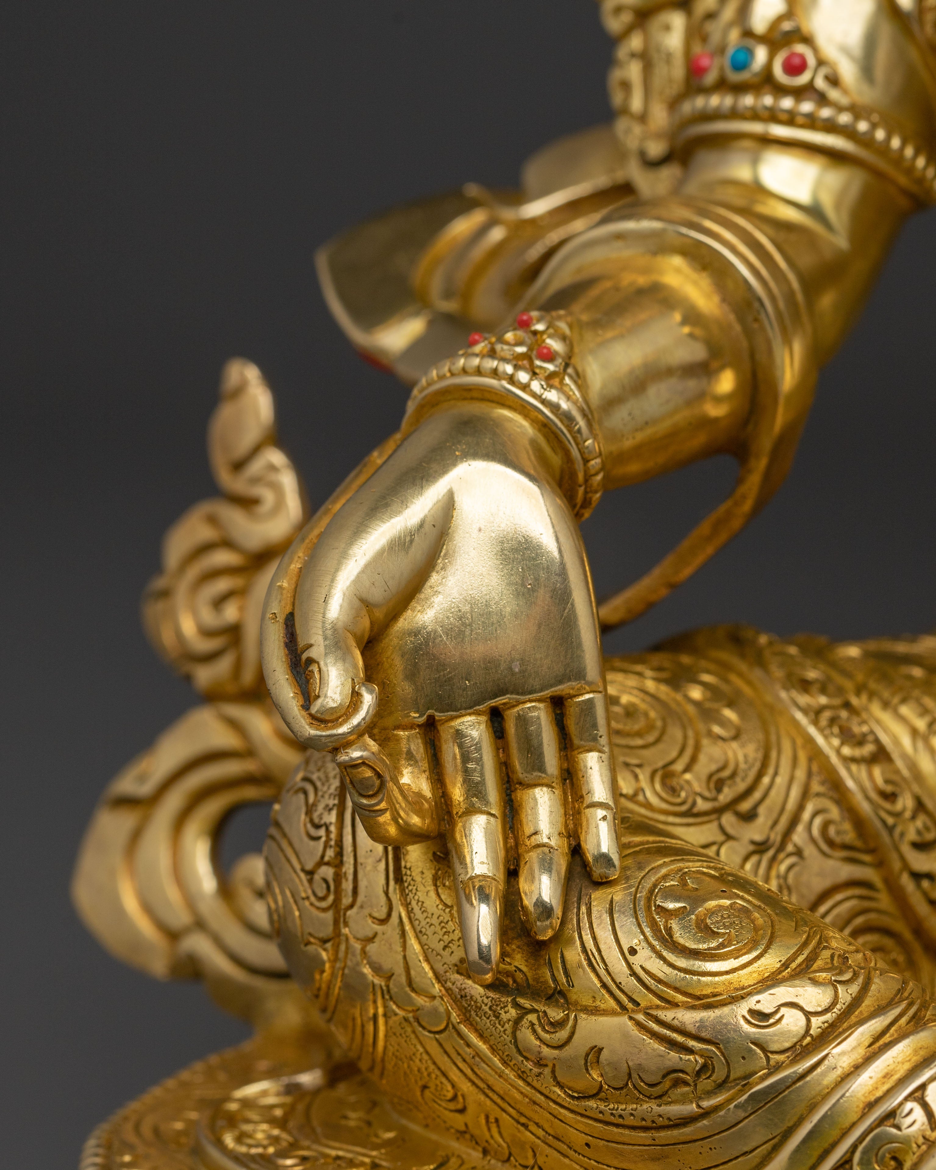 Mother Green Tara Statue | Tibetan Buddhist Guardian