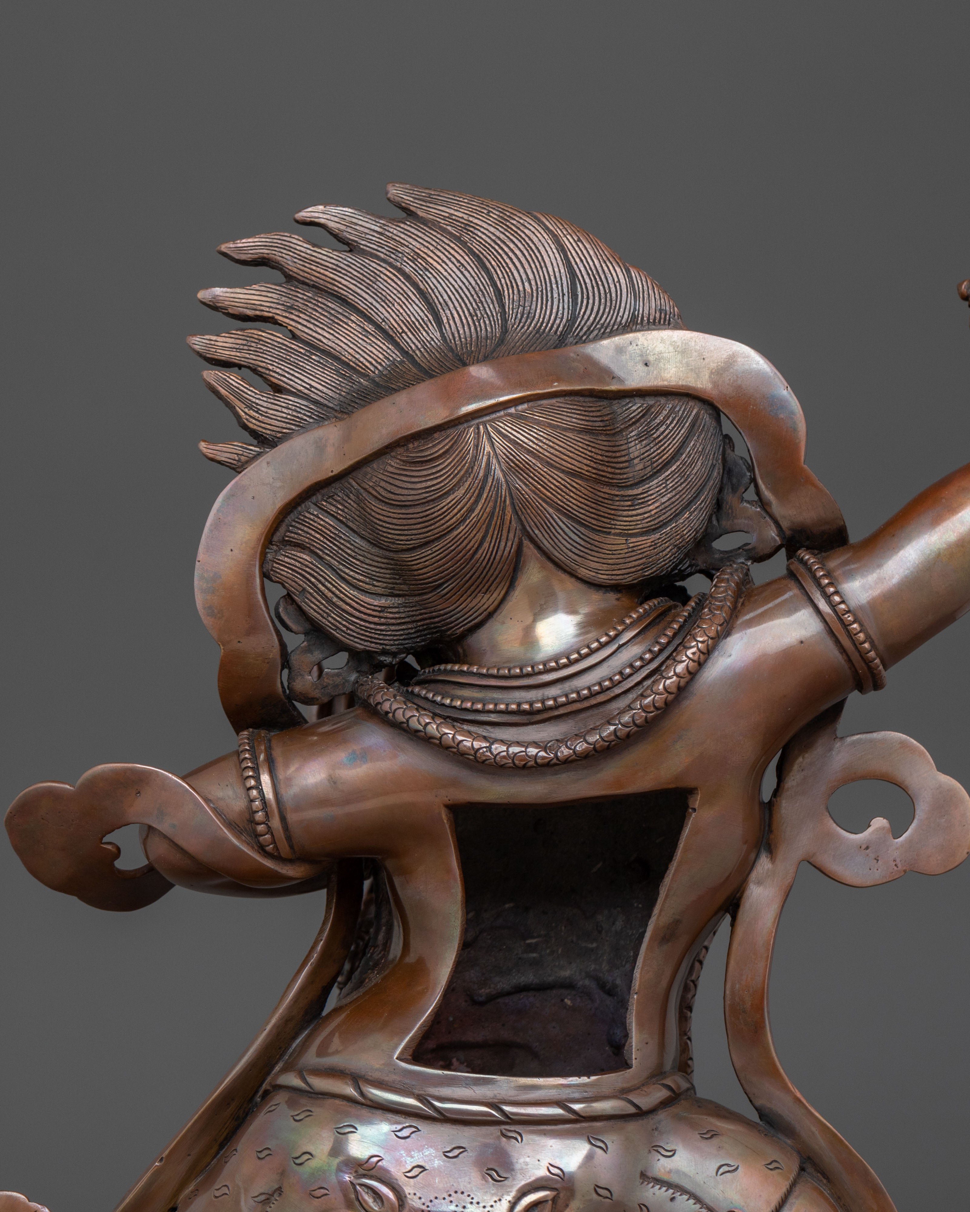 Vajrapani Statue | Oxidized Copper Body