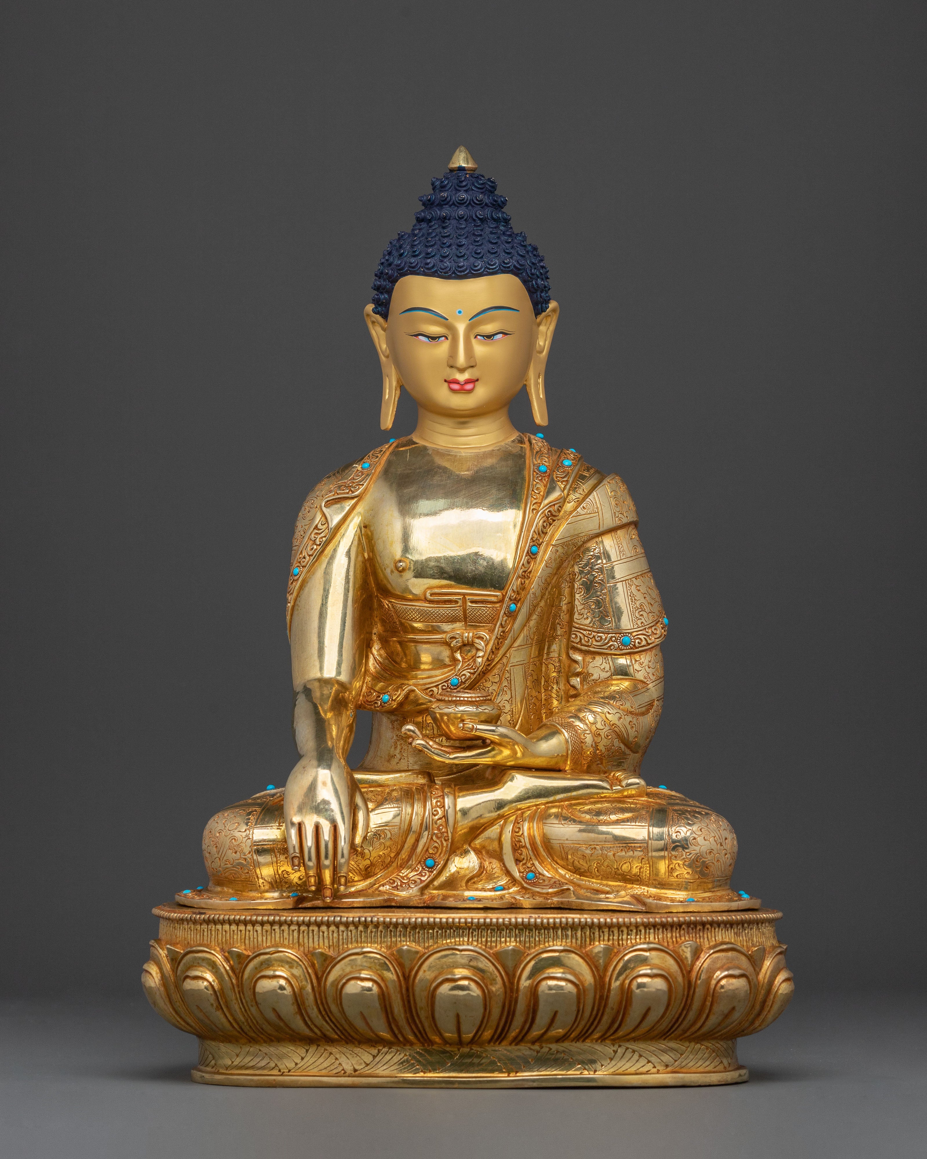 Tibetan Buddha Sculpture: Shakyamuni
