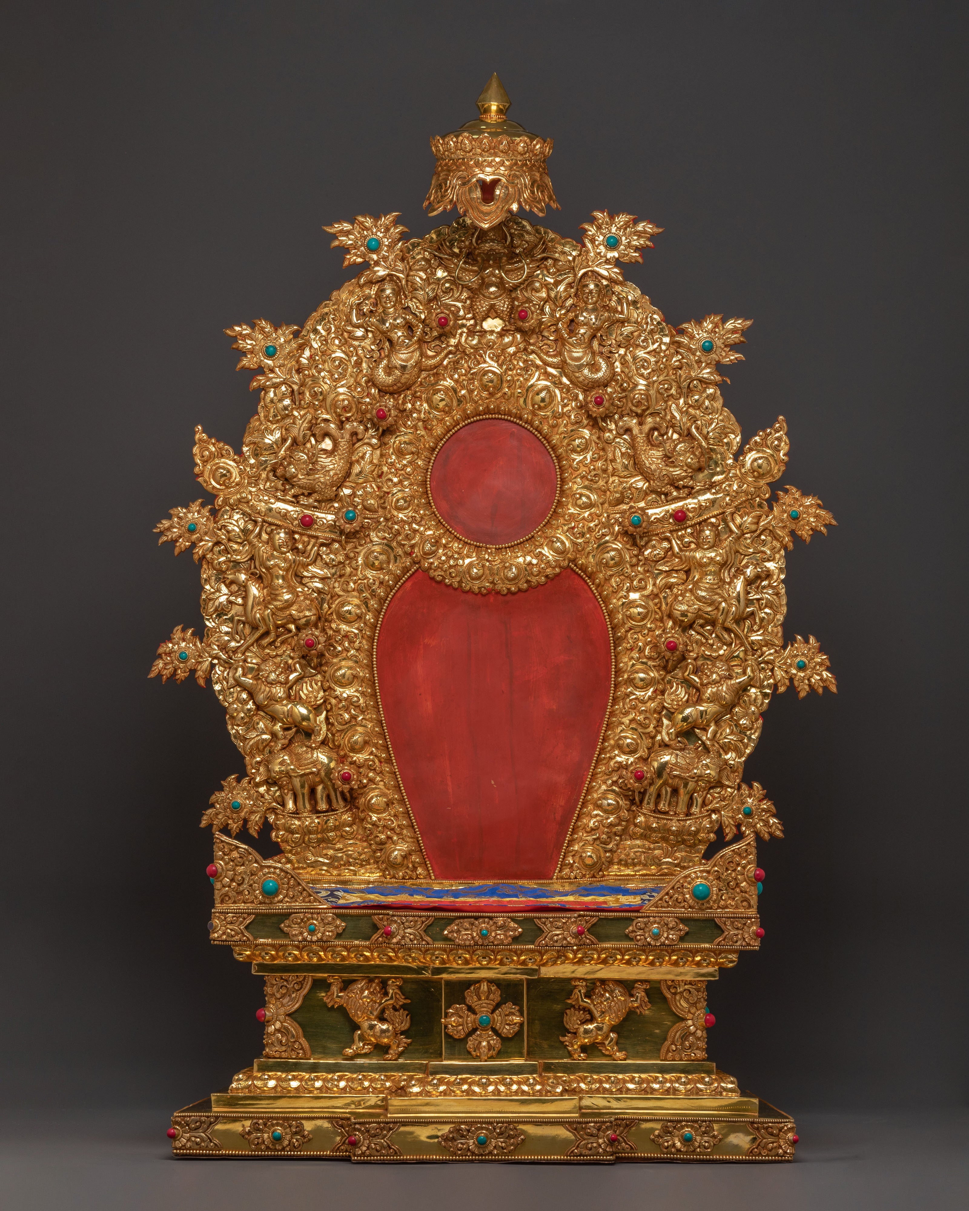 Statue of Guru Rinpoche On Throne | Wisdom Figure