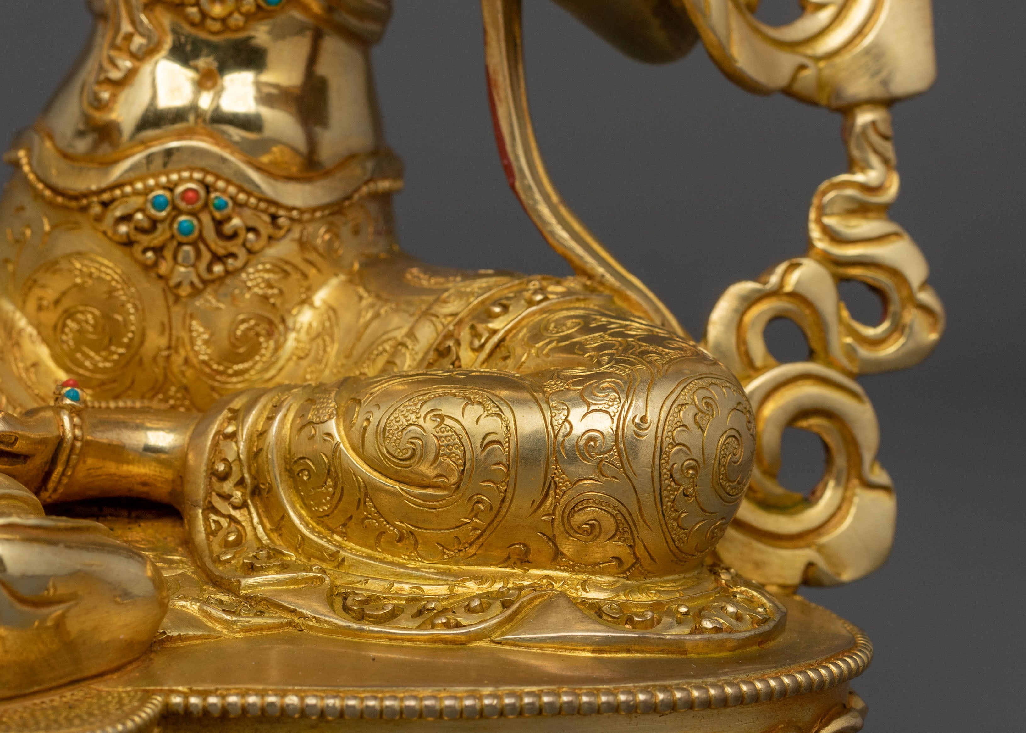 Traditional Tibetan 21 Tara Sculptures | 24K Gold Gilded Sacred Set