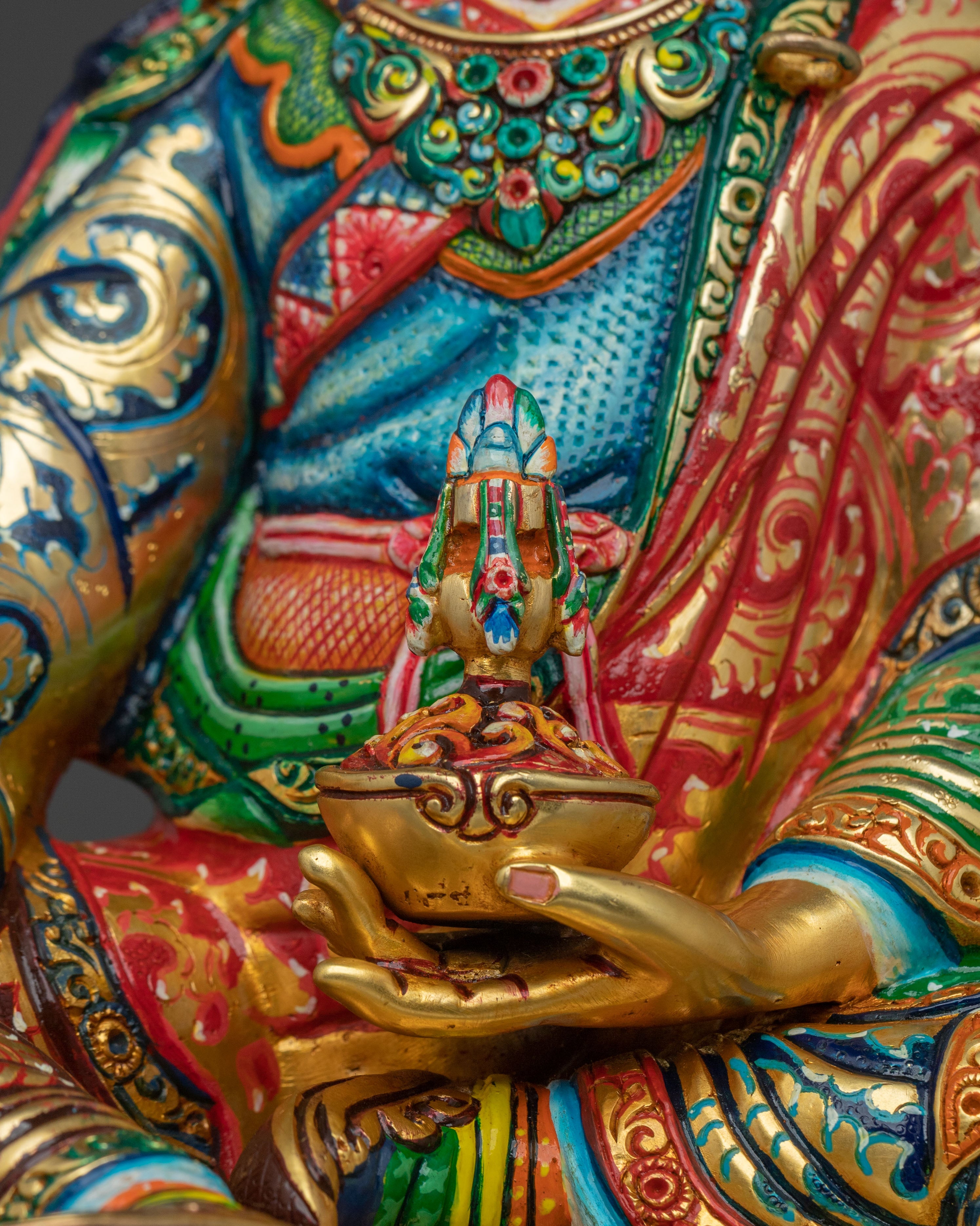 Guru Rinpoche Sacred Statue | Wisdom Figurine