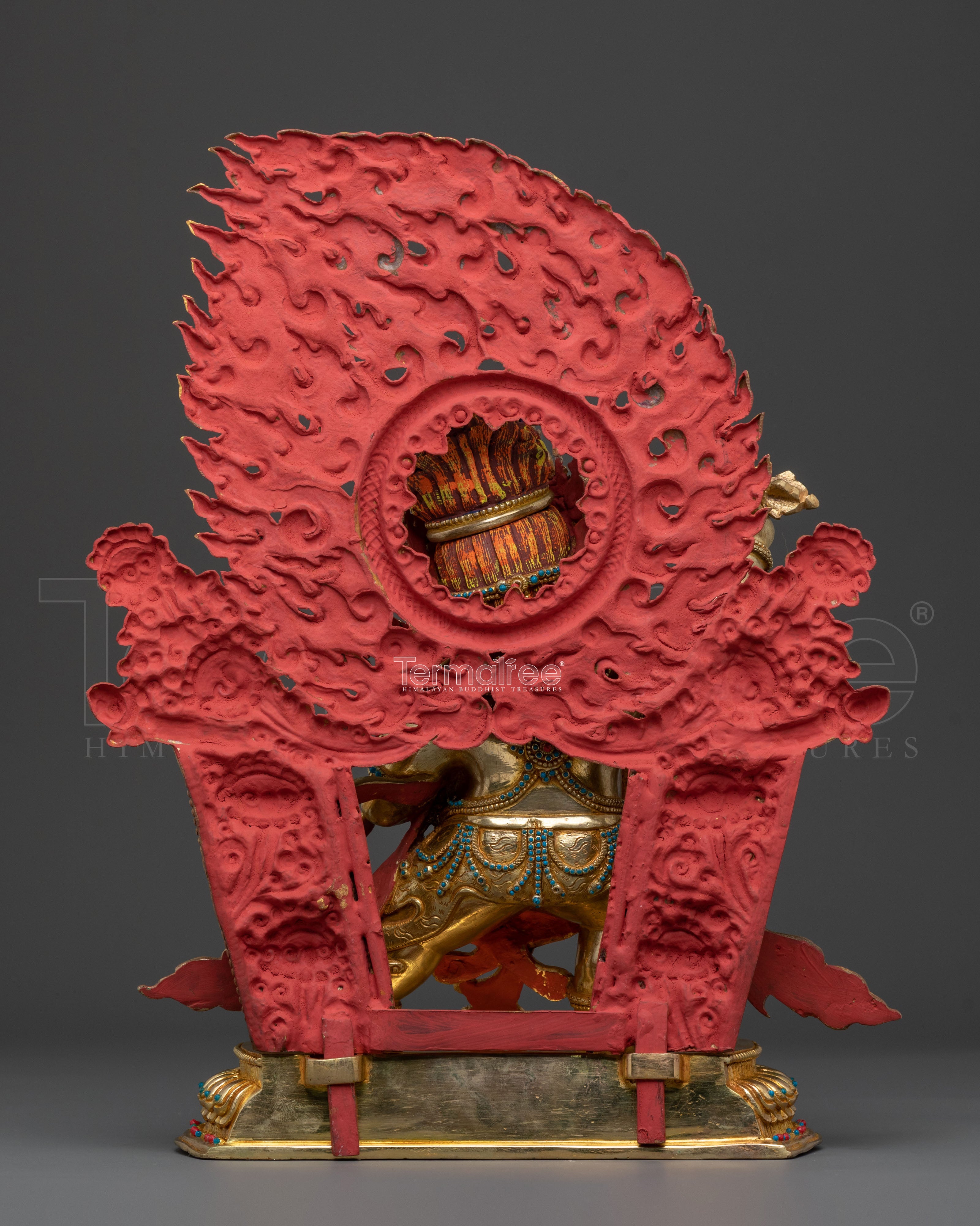 Vajrapani Golden Statue | Indomitable Guardian