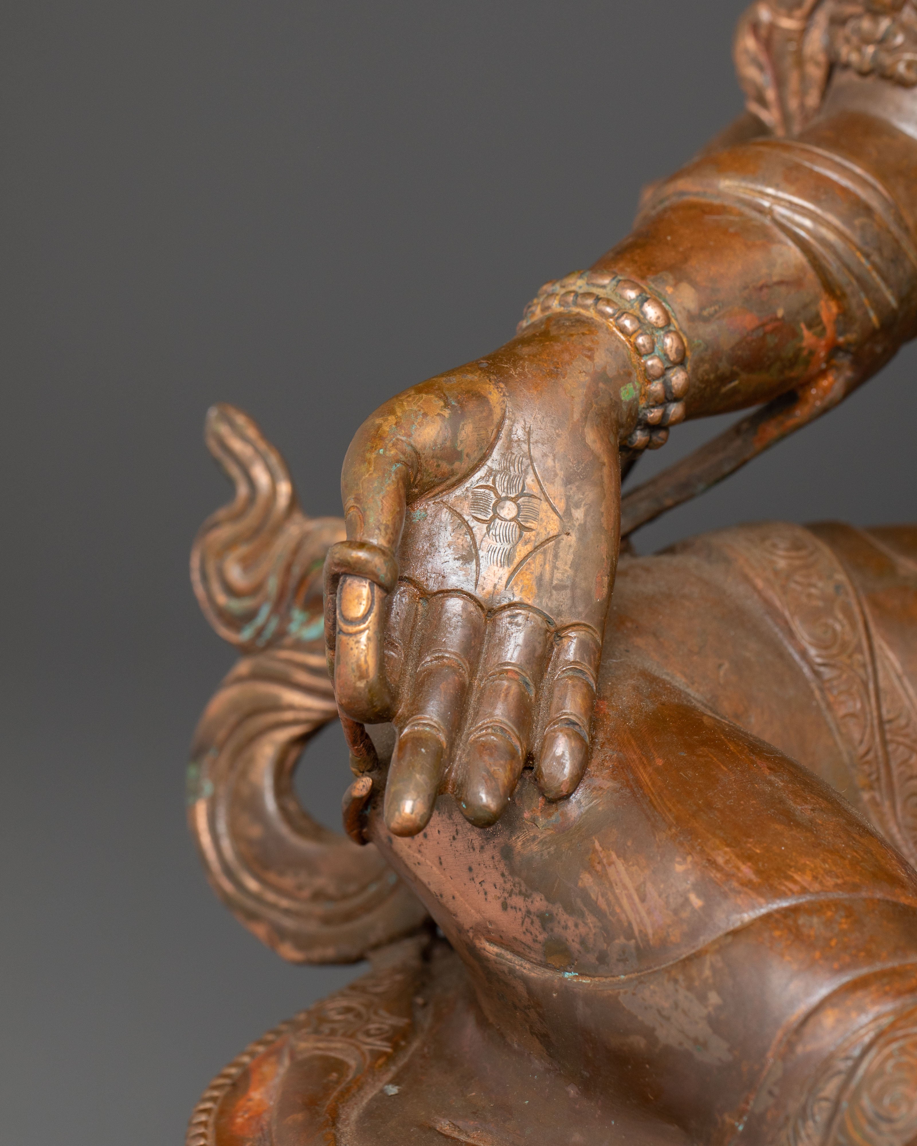 Green Tara Statue of Love | Female Goddess of Protection