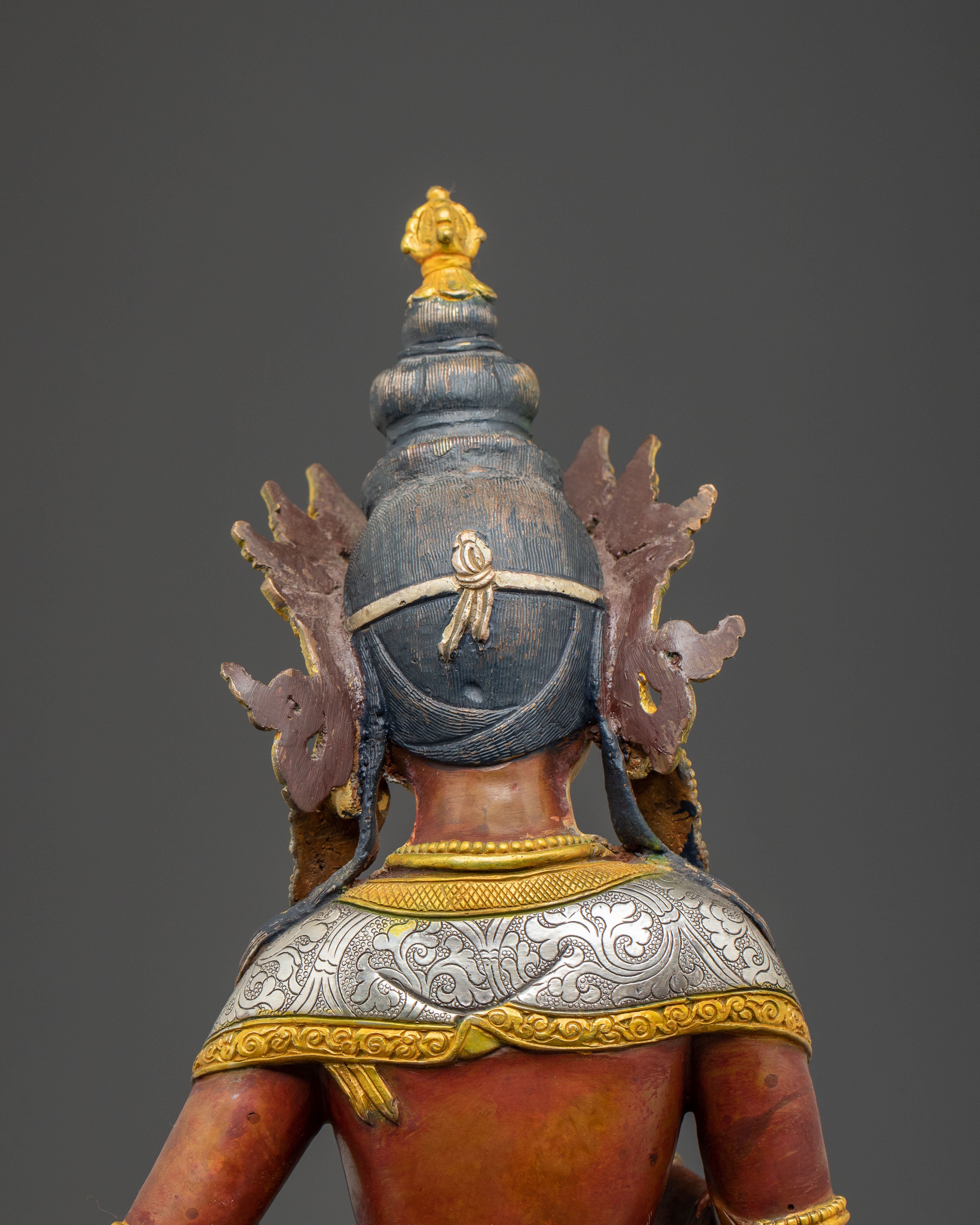 Vajrasattva Handcrafted Sacred Statue: Pure Radiance