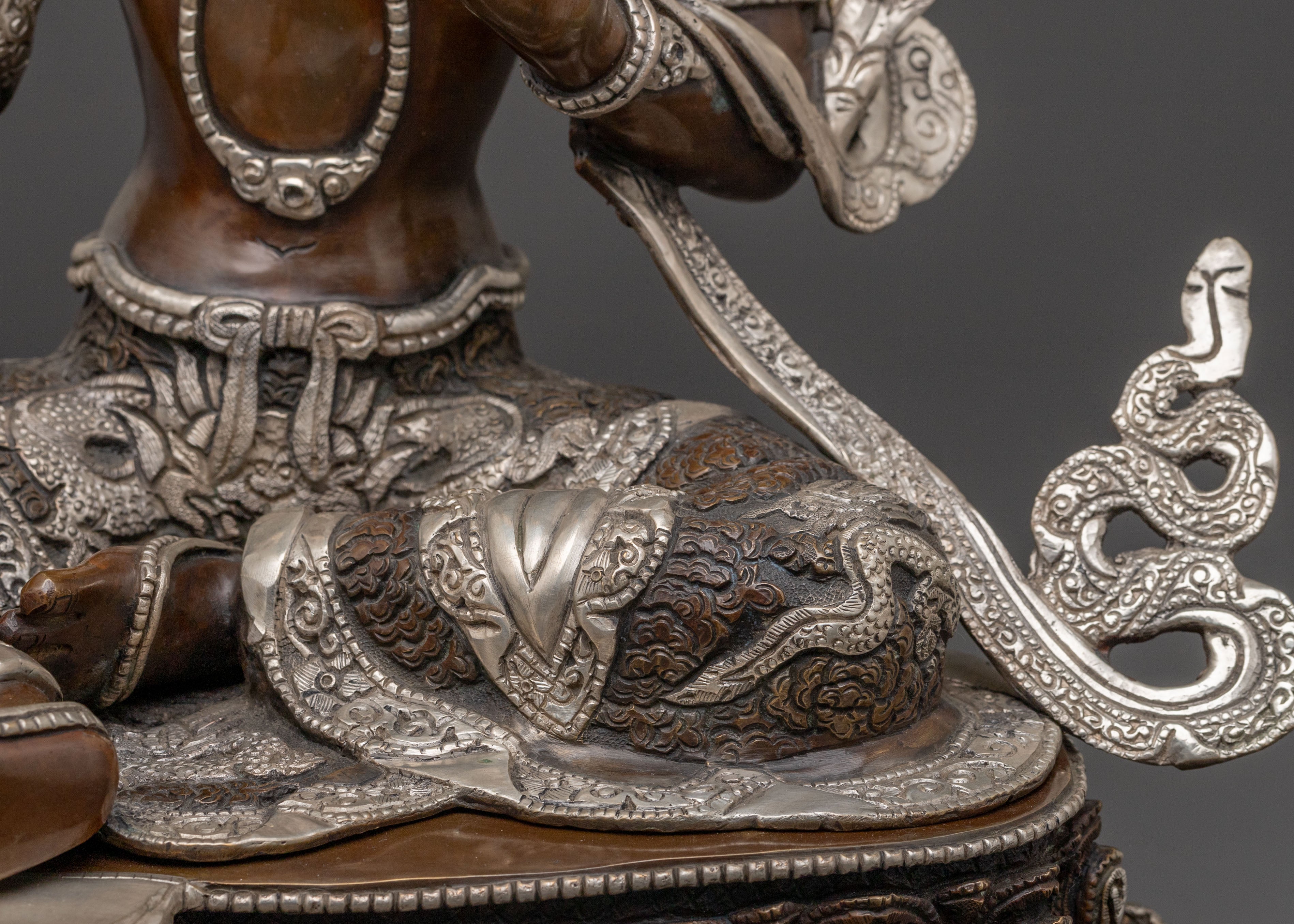 Mother Shyama Tara Divine Statue – Handcrafted Gilded Copper Art