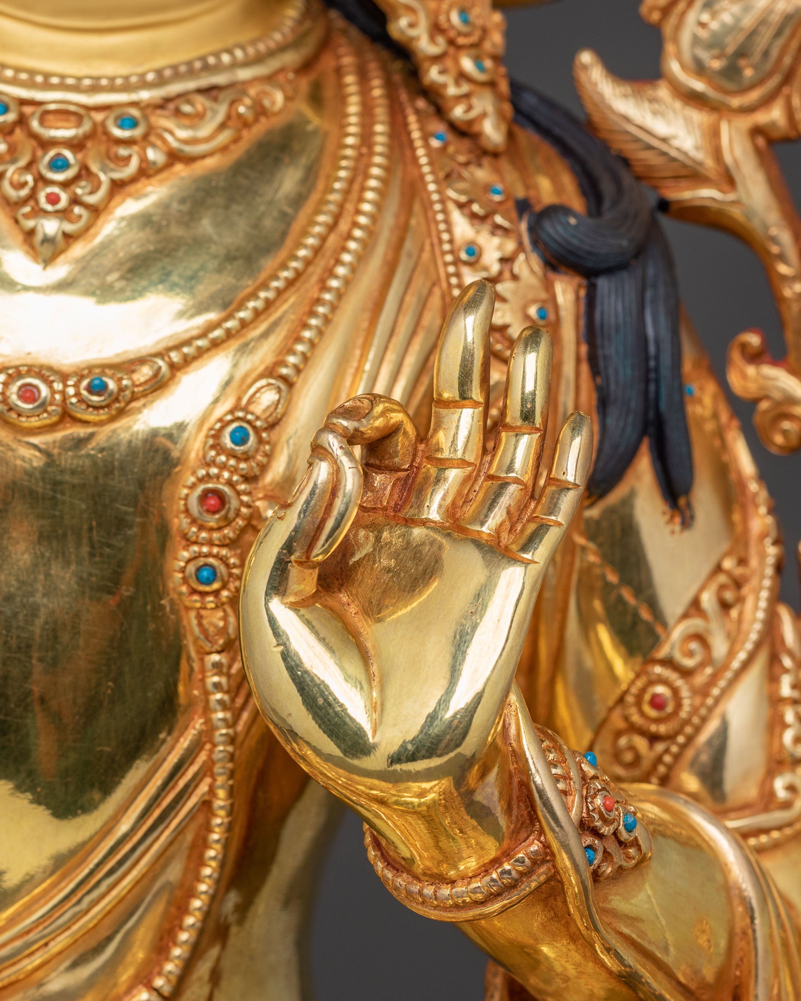 Fearless Bodhisattva Manjushri Statue