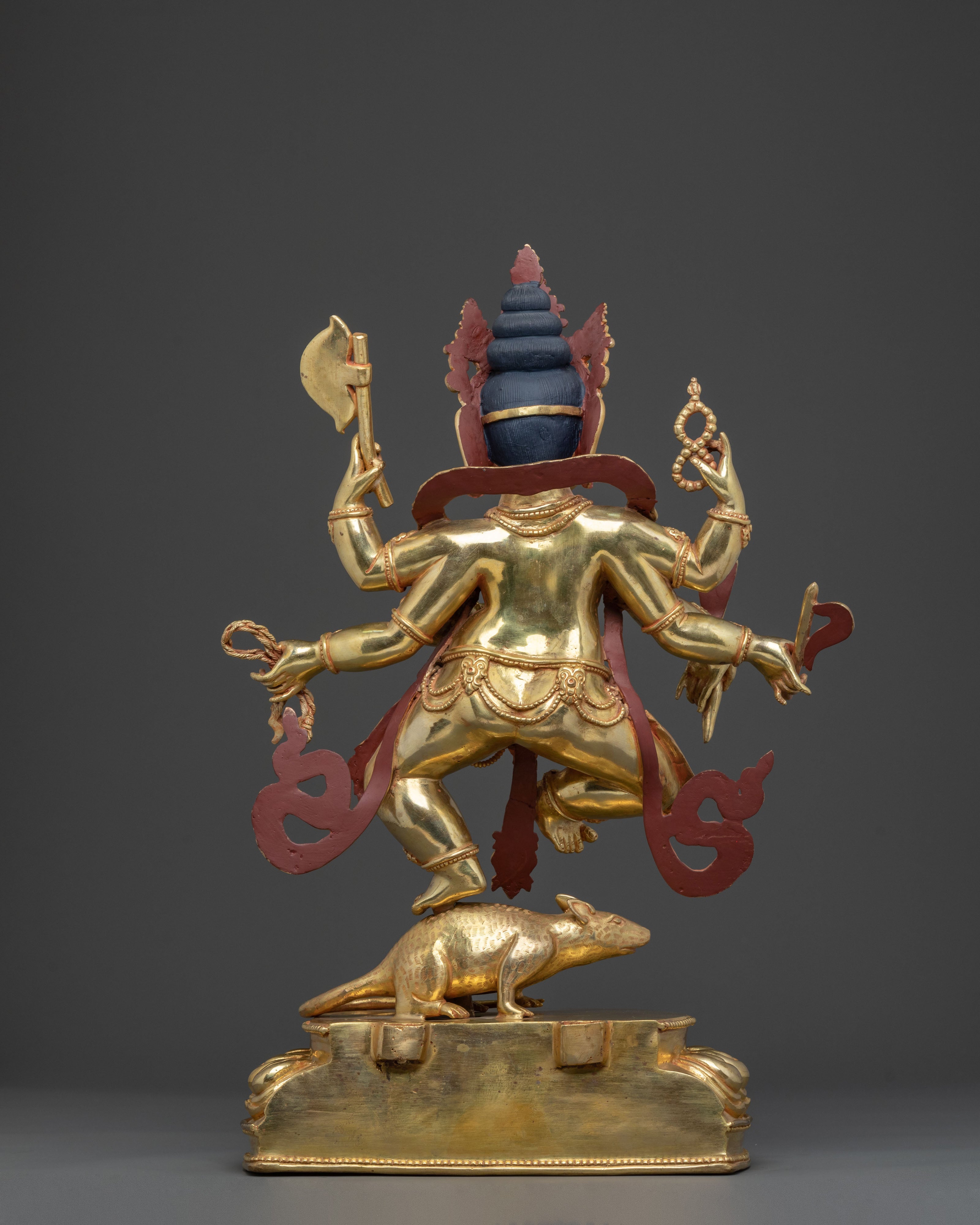 Hindu God Ganesh Blessing Statue | Sacred Figurine