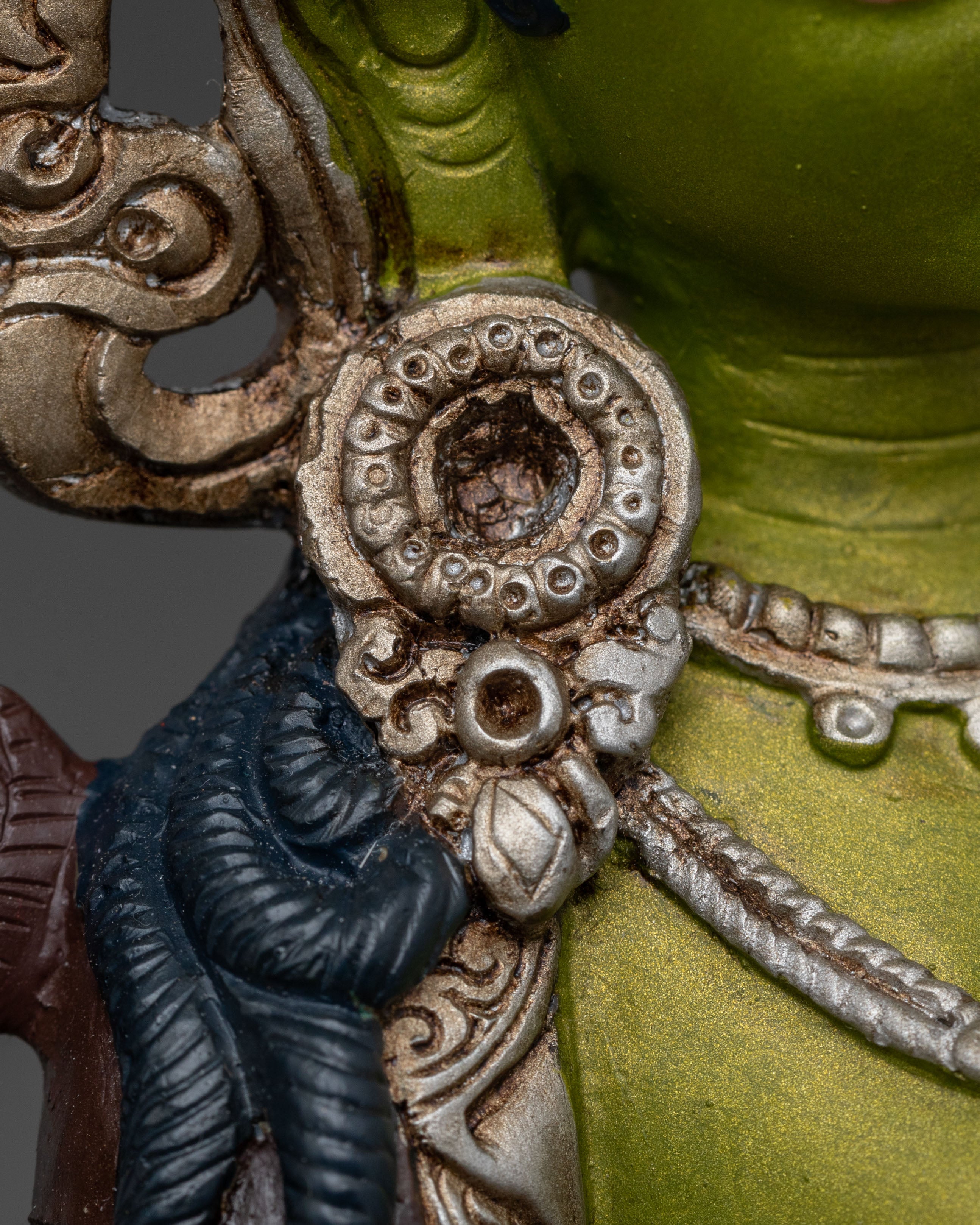 Handcrafted Green Tara Statue | Spiritual Icon