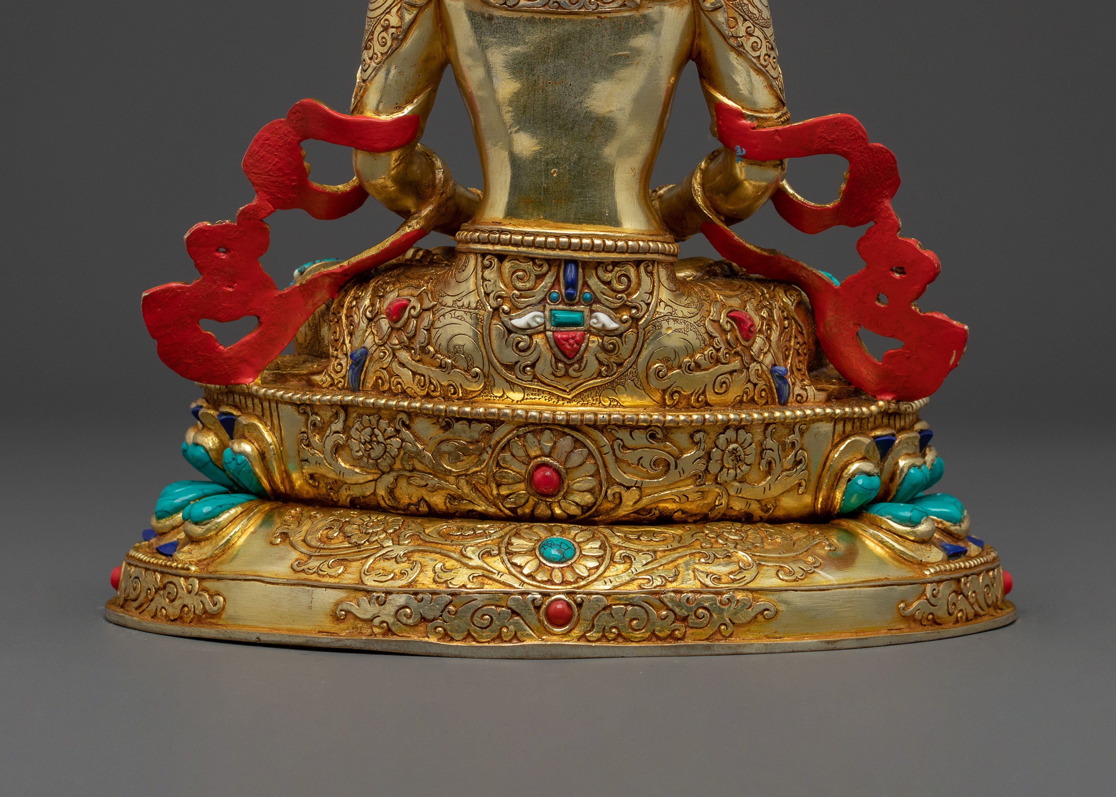 Amitayus Tibetan Buddha Statue Decor: Blessings & Home Decor