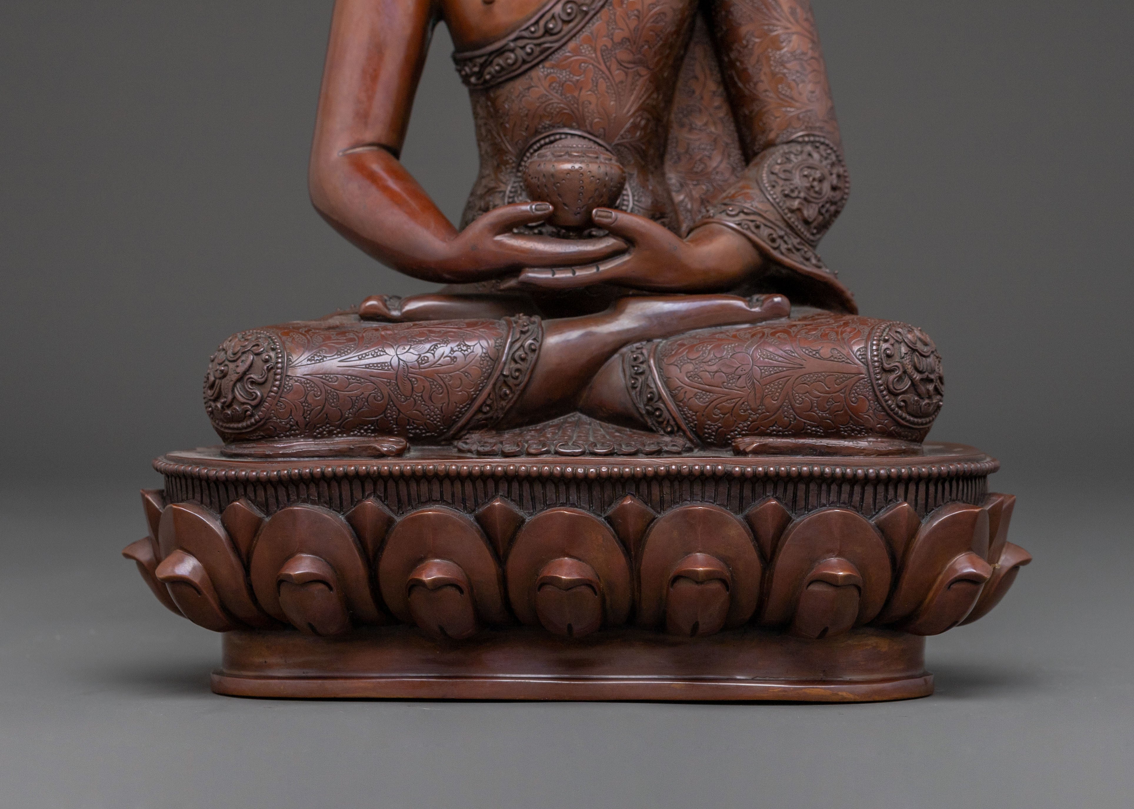 Amitabha Buddha Peaceful Meditation Statue | Meditation Altar Decor