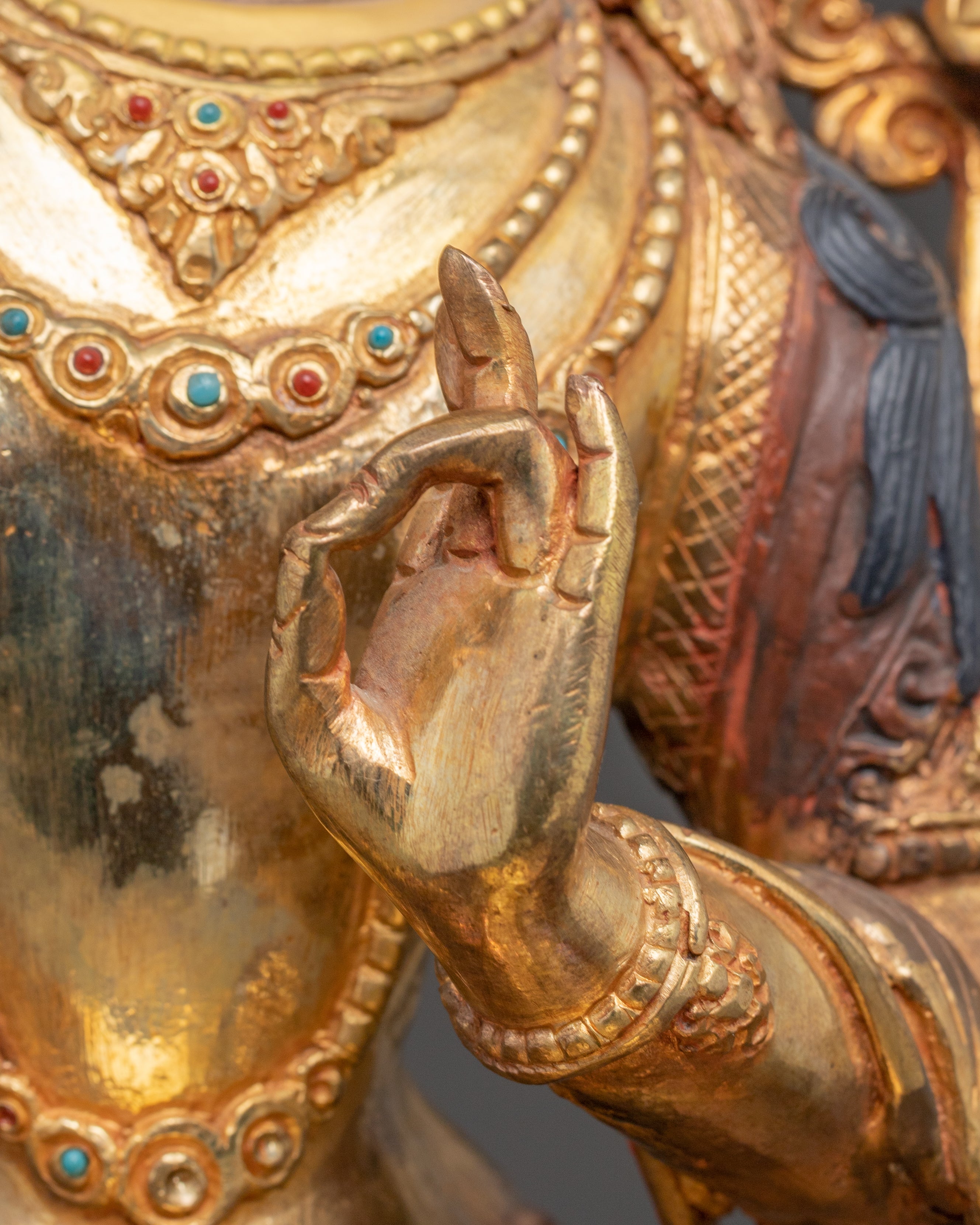 Bodhisattva Manjushri Serene Statue | Wisdom's Radiant Beacon