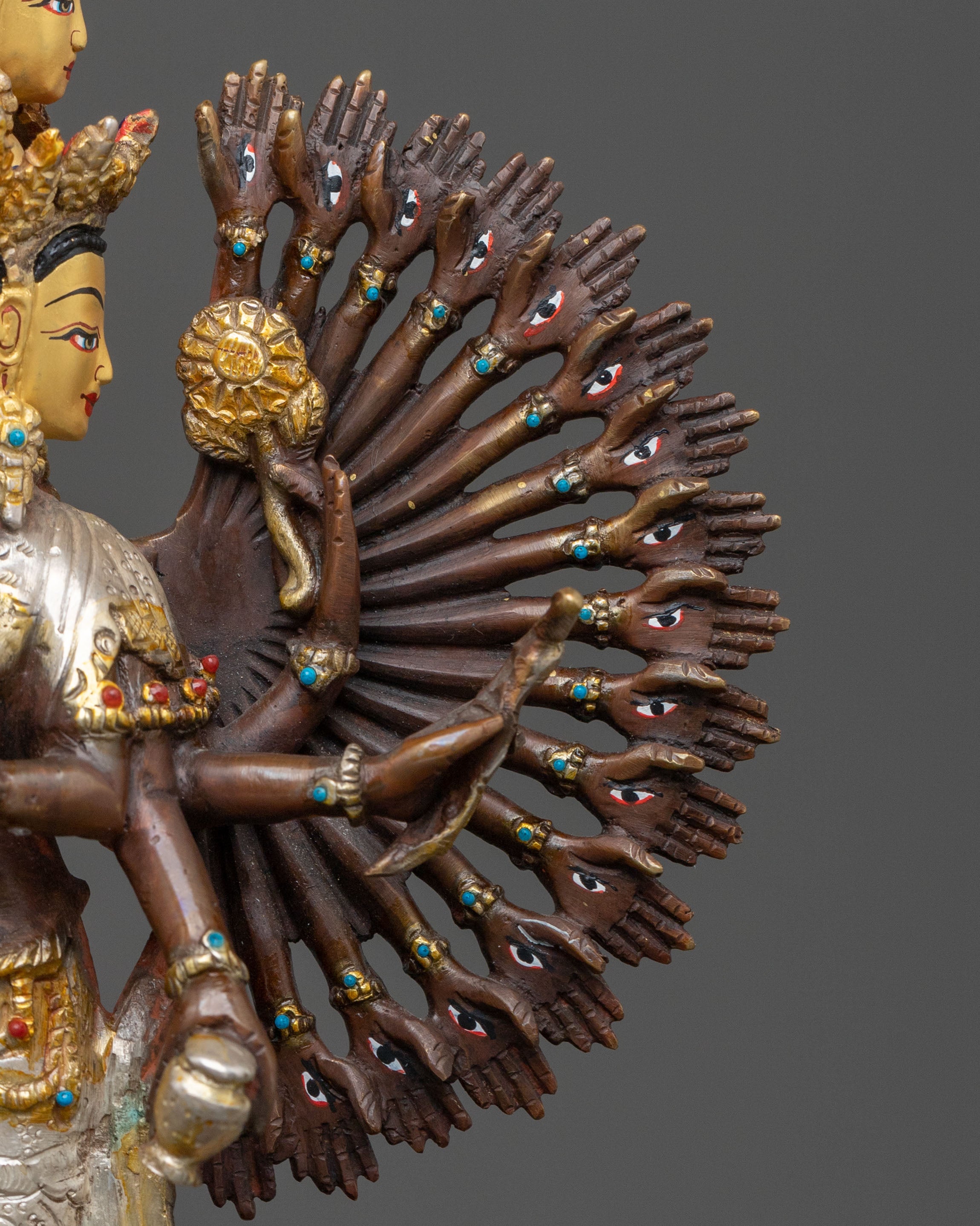 Thousand-Armed Chenrezig Statue | Compassionate Deity
