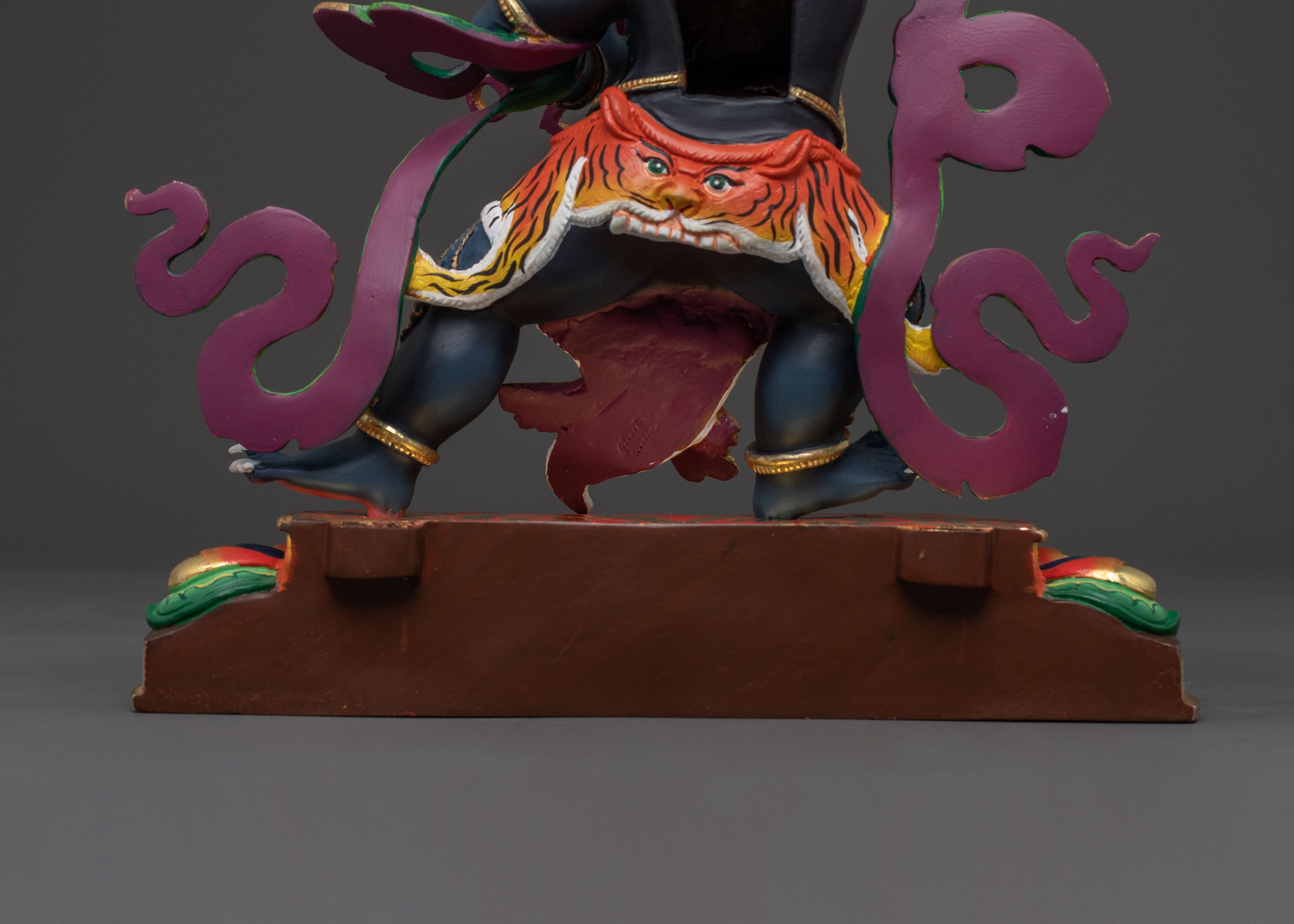 Vajrapani Acrylic Painted Statue | Wrathful Guardian