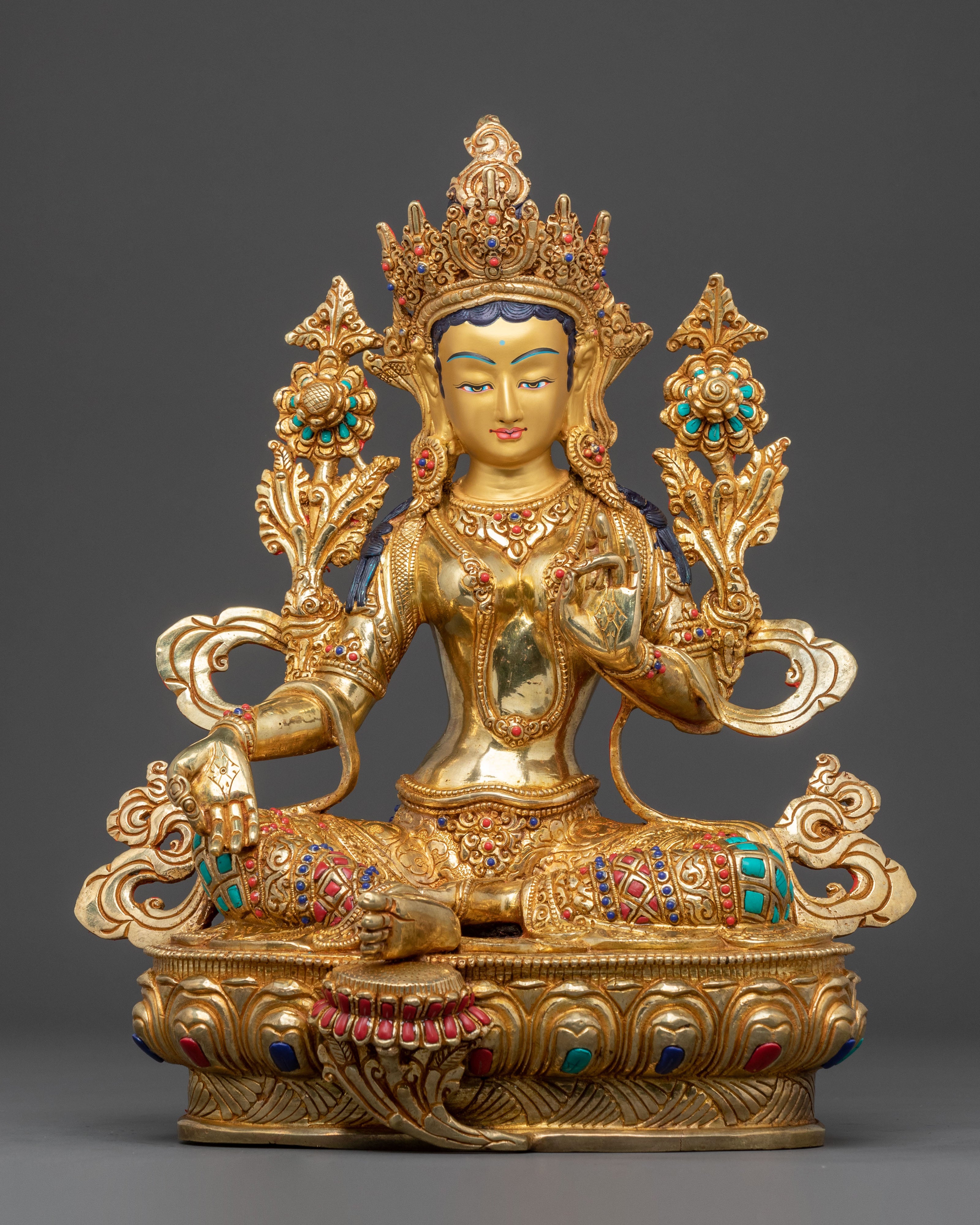 Green Tara Statue