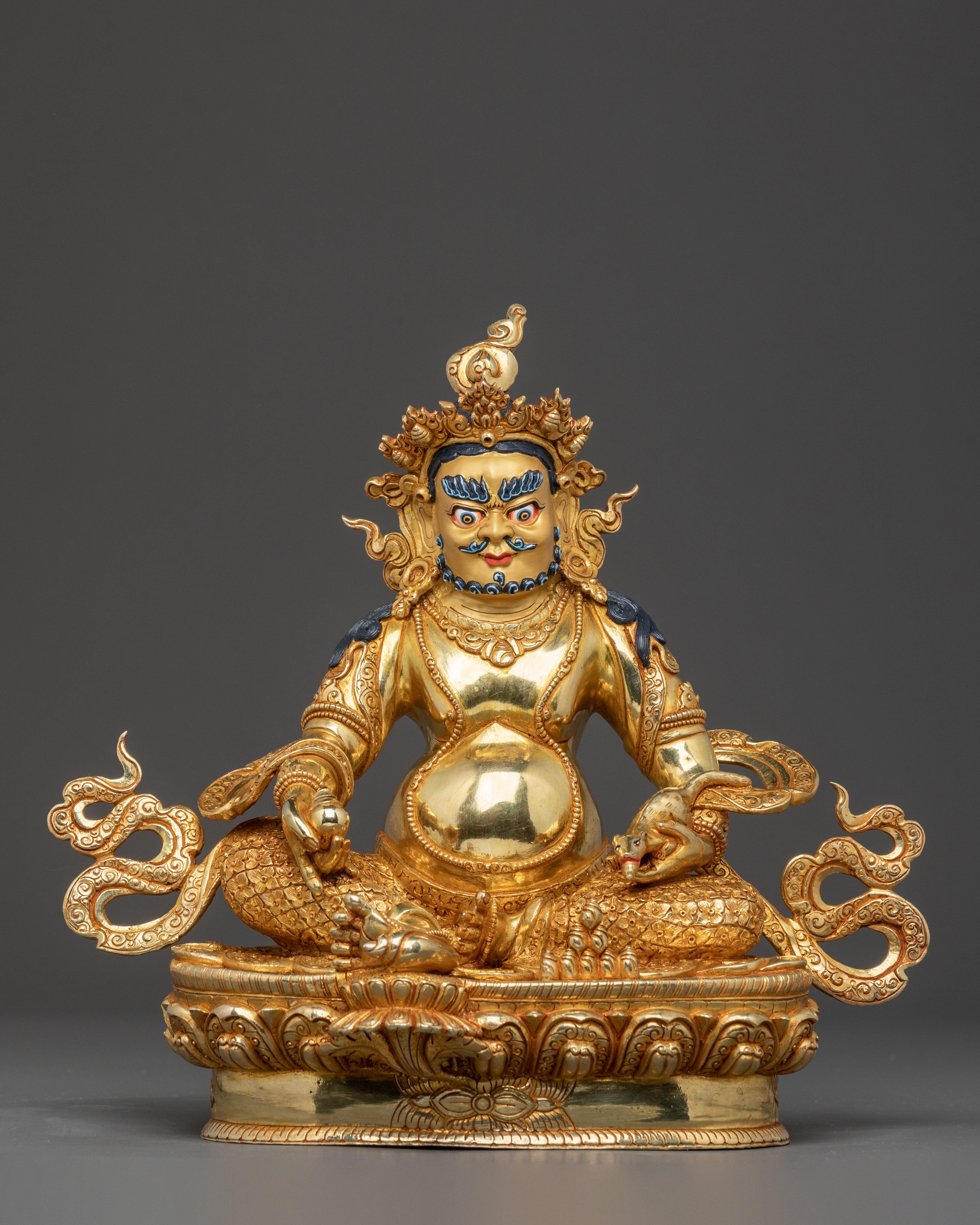 Golden Dzambhala Statue