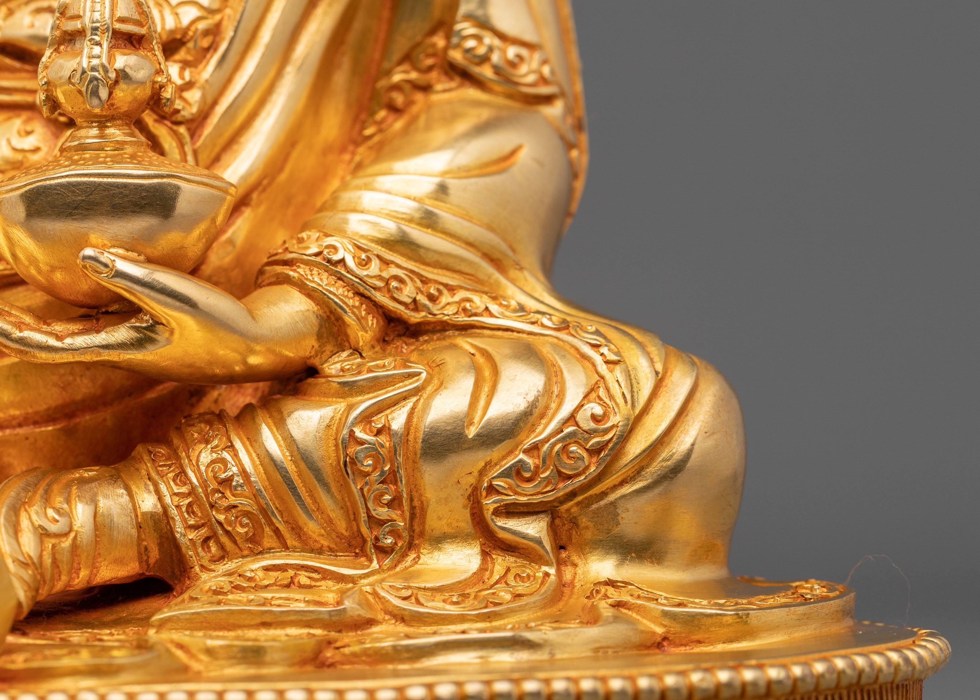 Handmade Guru Rinpoche Sculpture | Home Decor