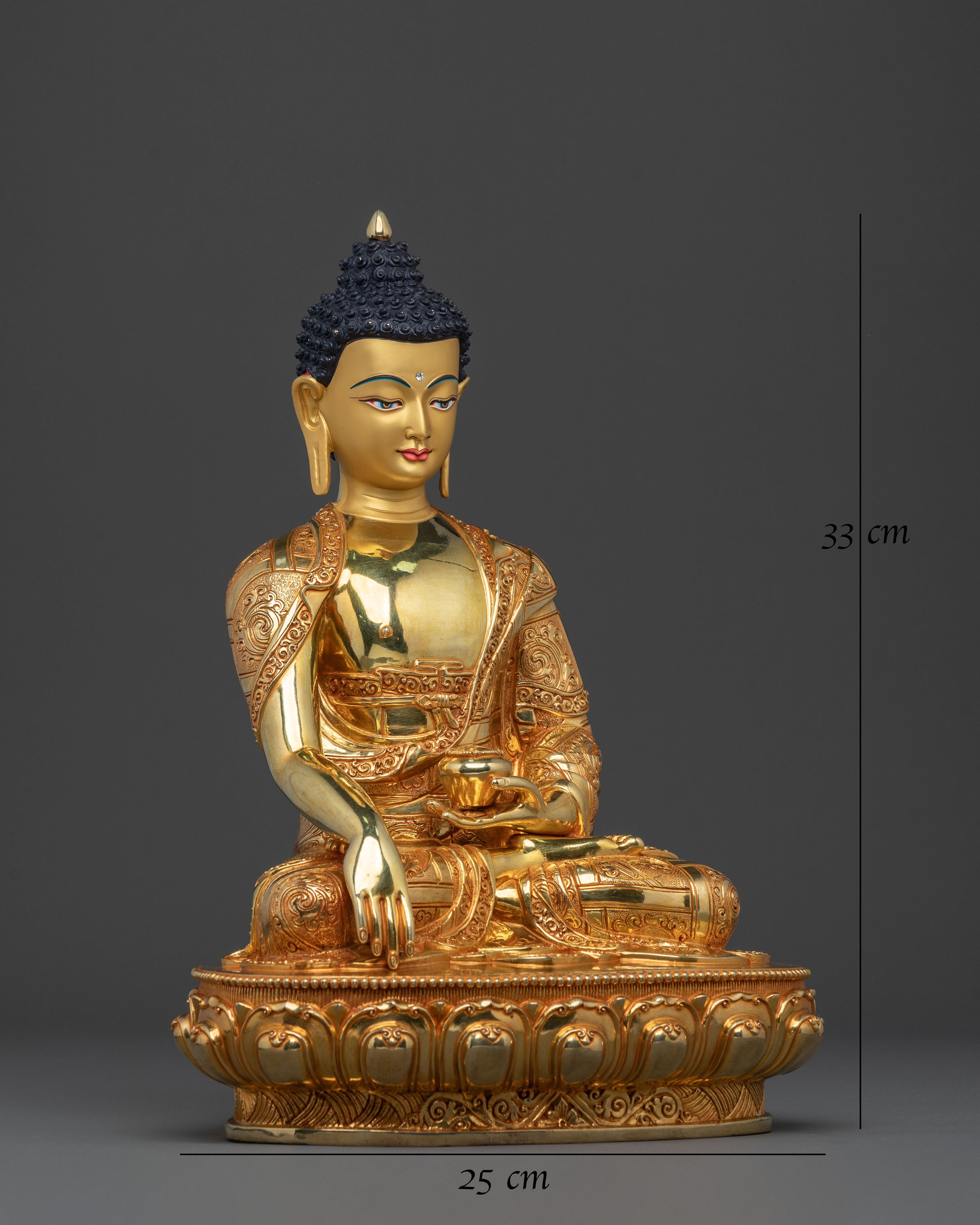 Handcrafted Shakyamuni Buddha Statue | Altar Decor