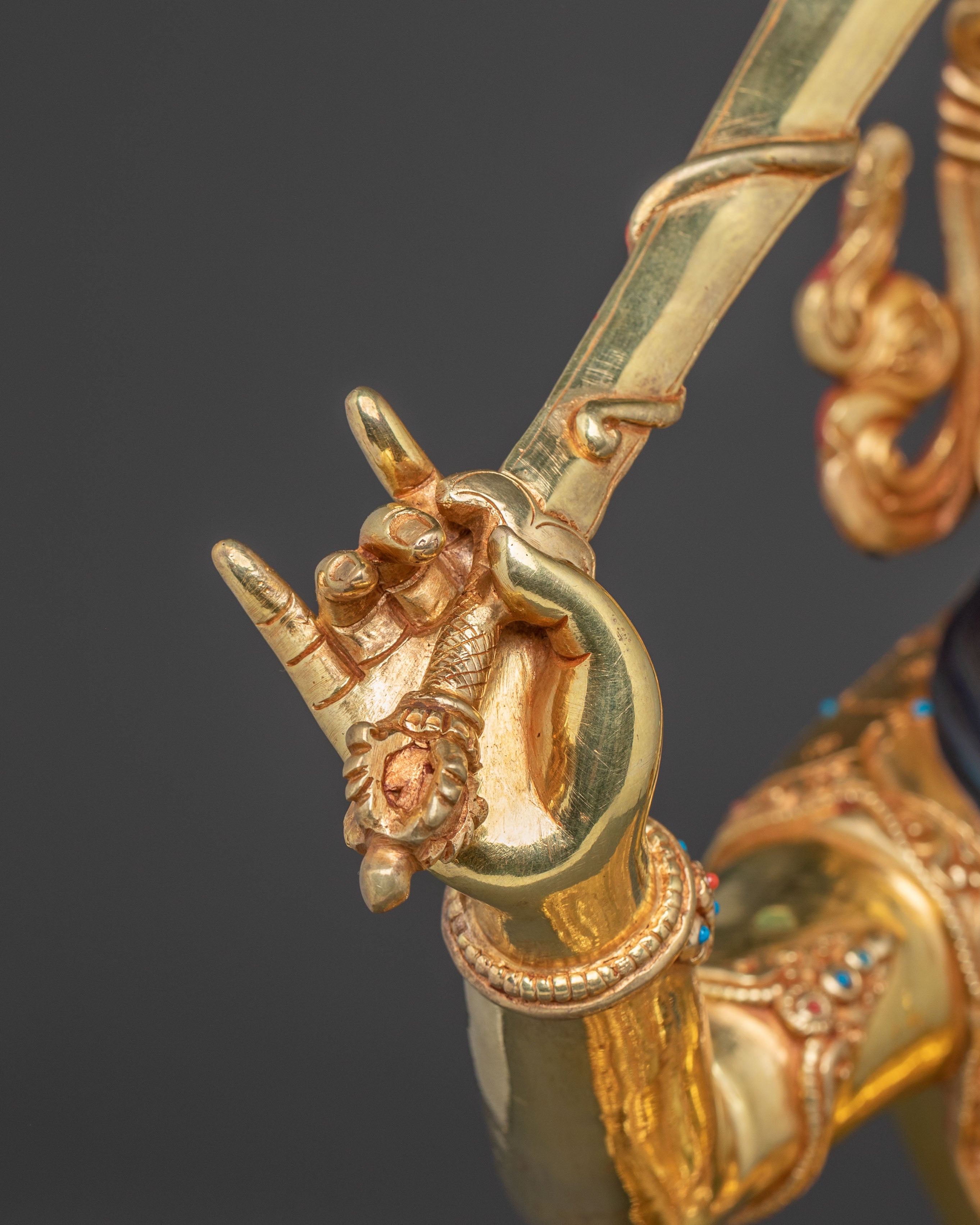 Fearless Bodhisattva Manjushri Statue