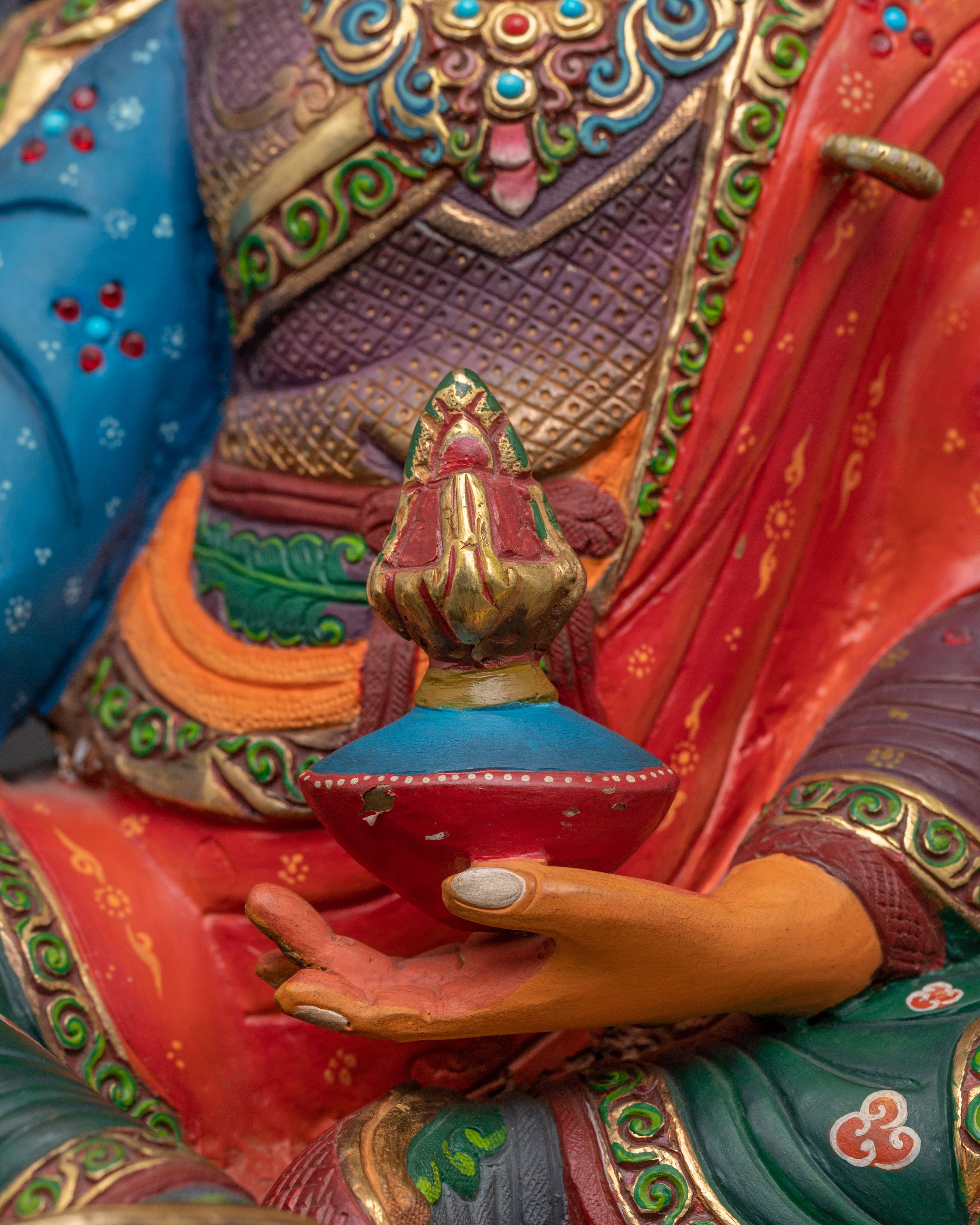 Guru Rinpoche Sacred Statue | The Lotus Guru