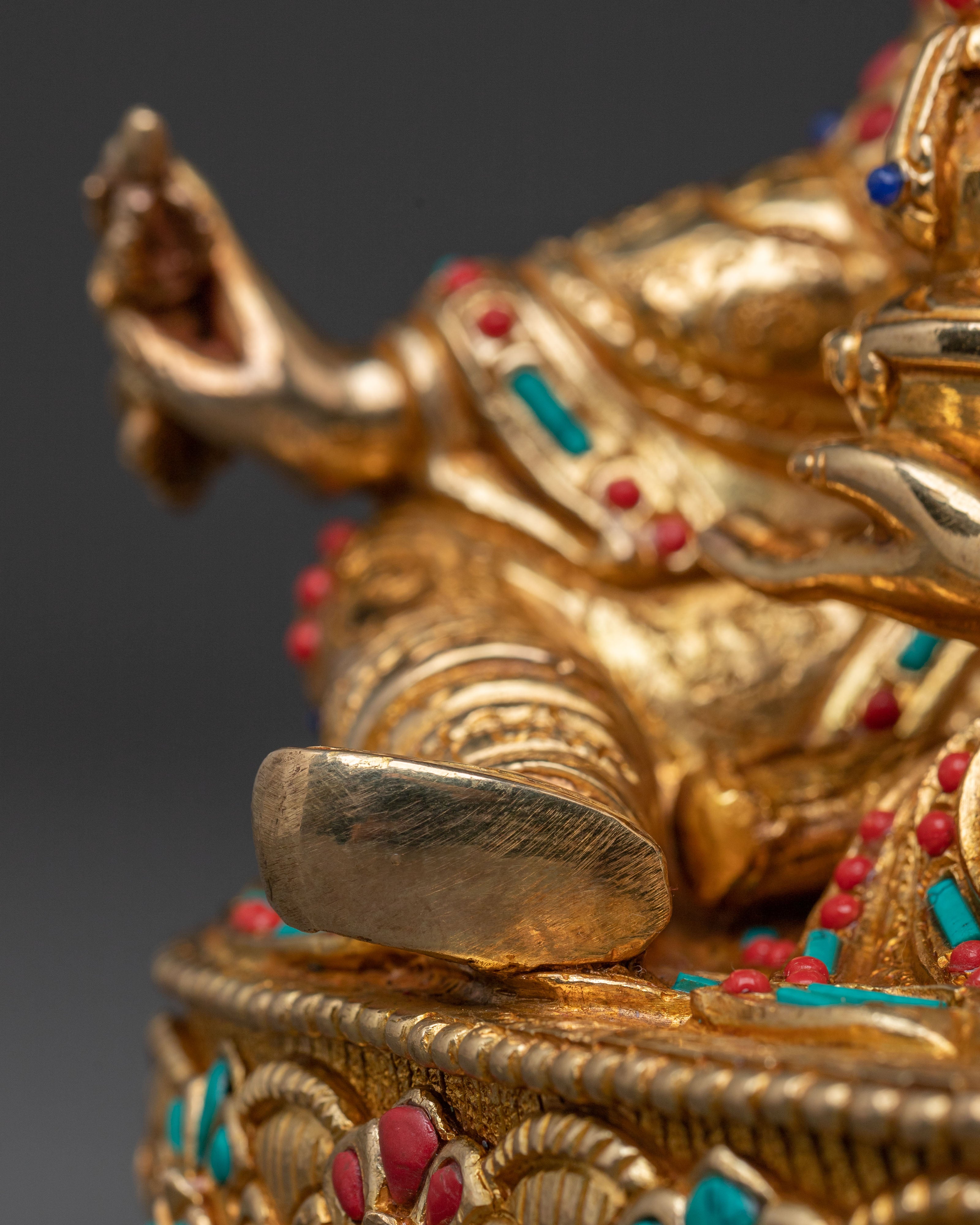 Guru Rinpoche Dharma Teaching Statue | Lotus-Born Master of Wisdom & Protection