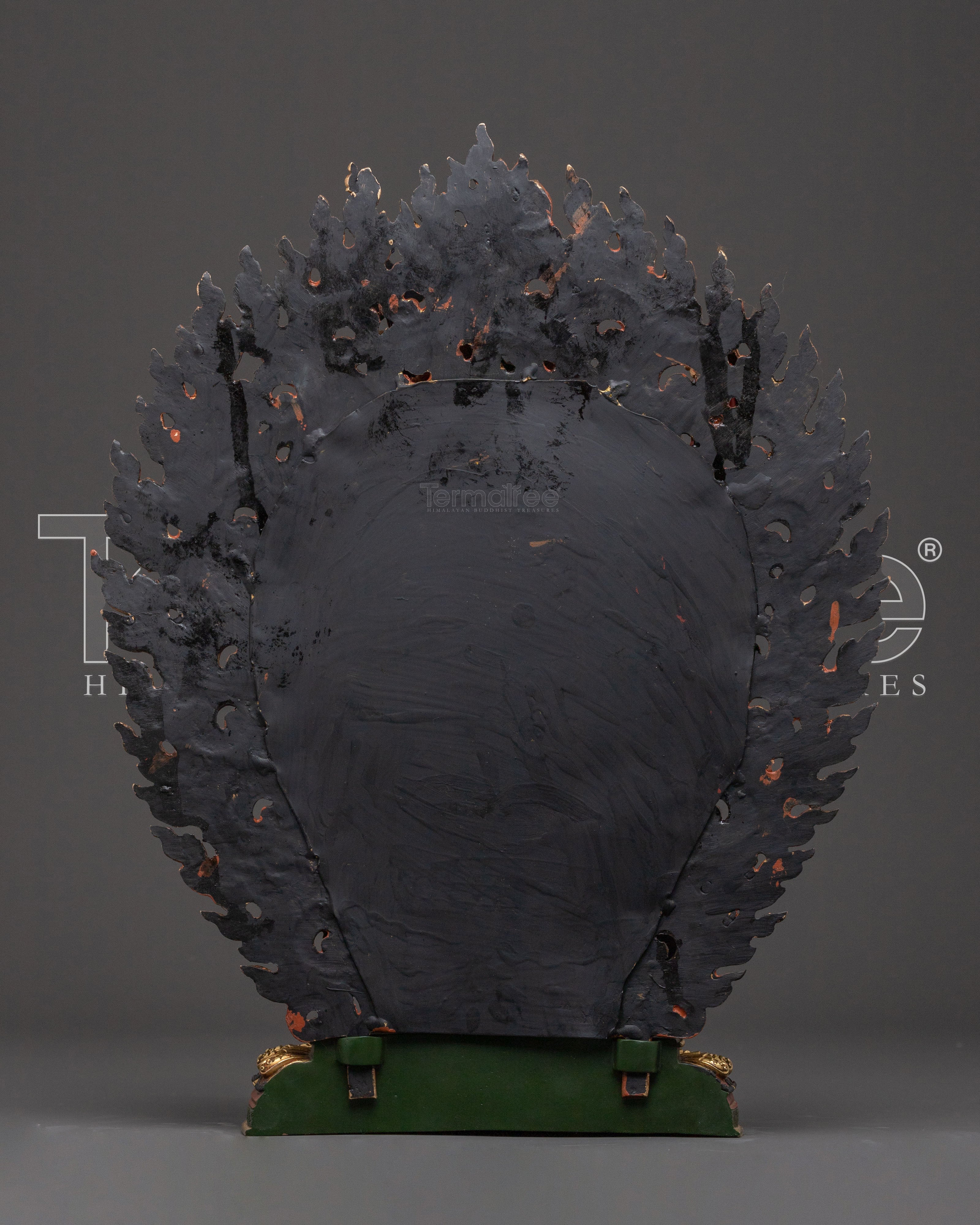 Buddhist Deity Dorje Phagmo Statue | Radiant 24K Gold Gilded Statue