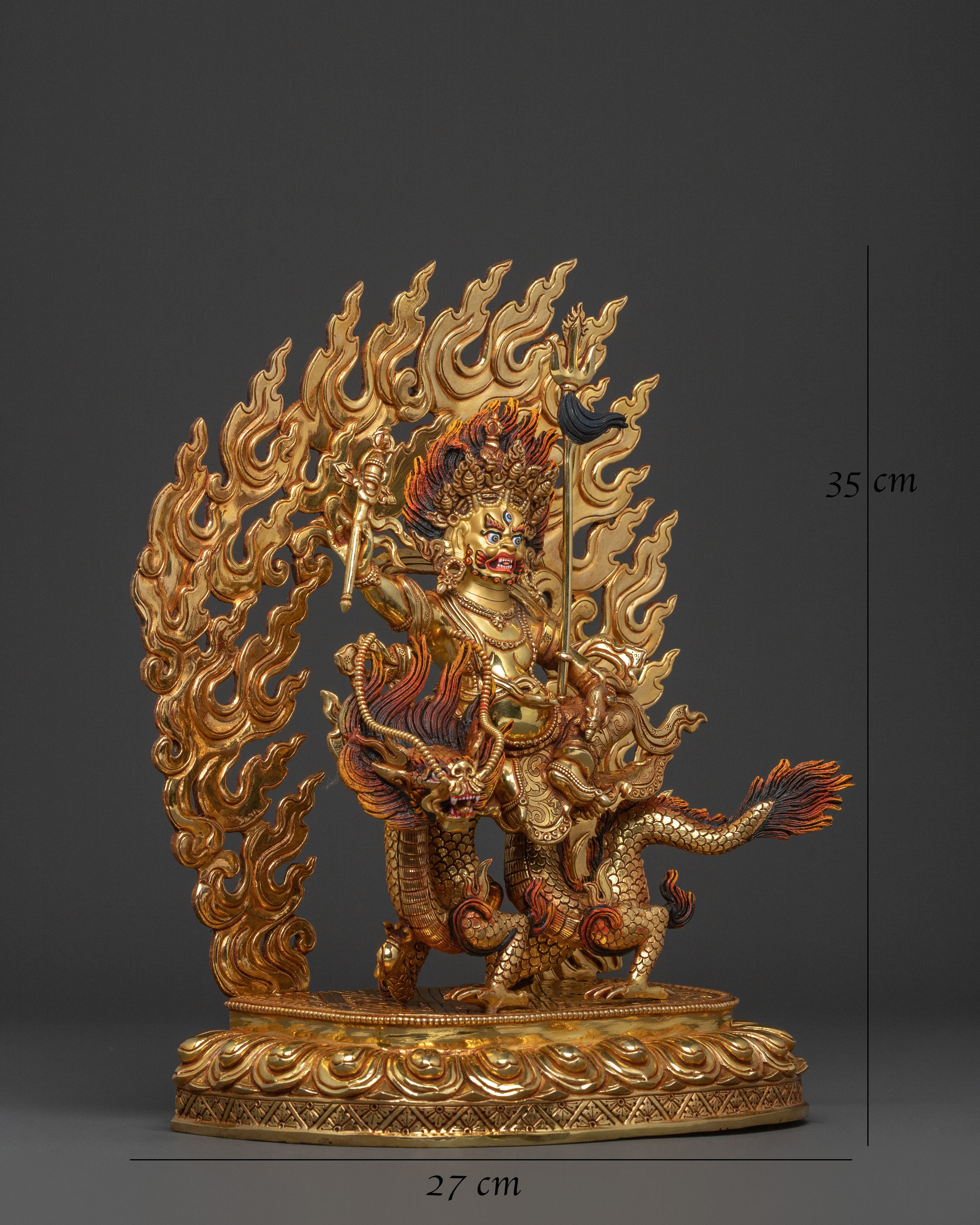 White Dzambhala Sacred Statue | Wealth God