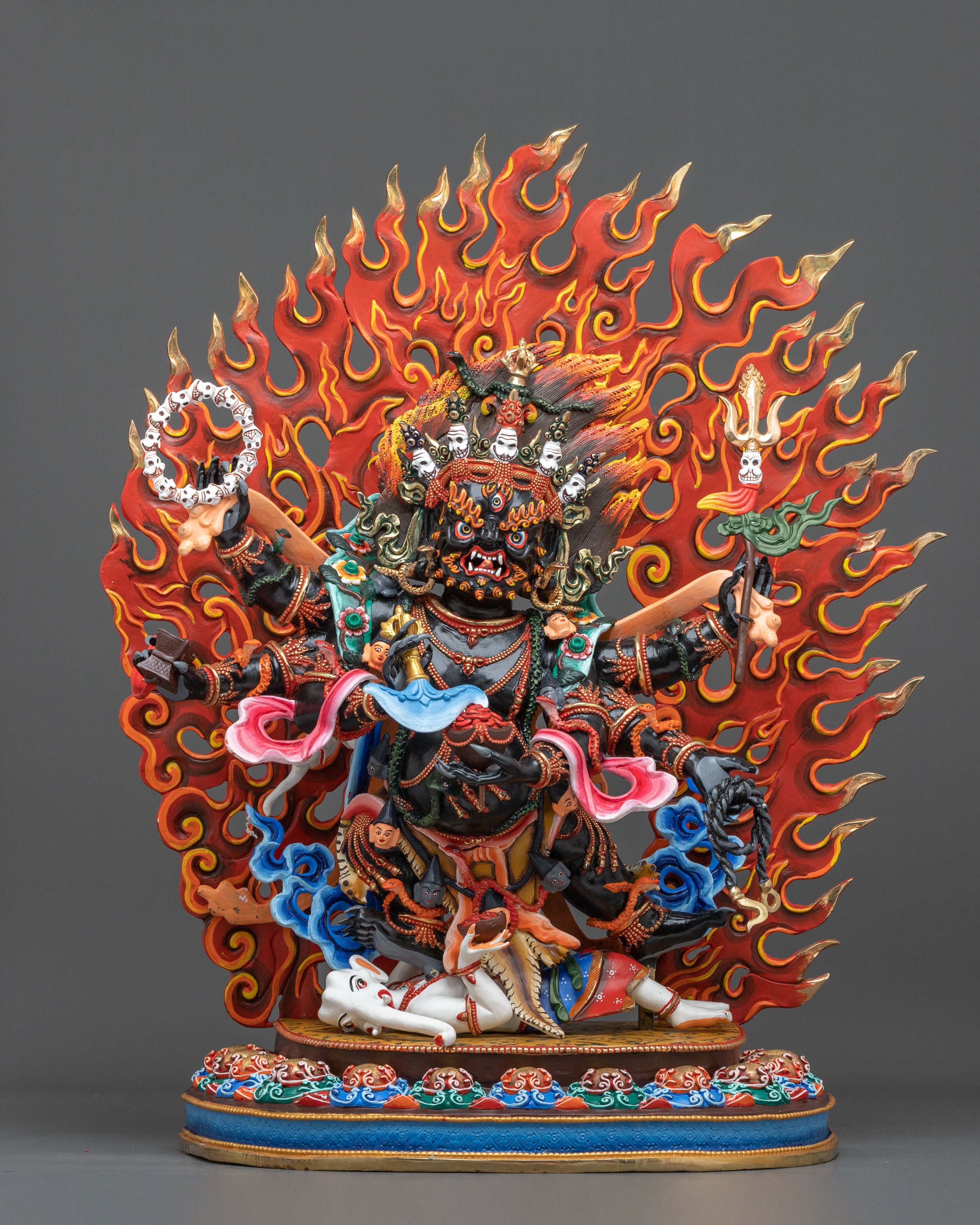 Six-Armed Mahakala Statue