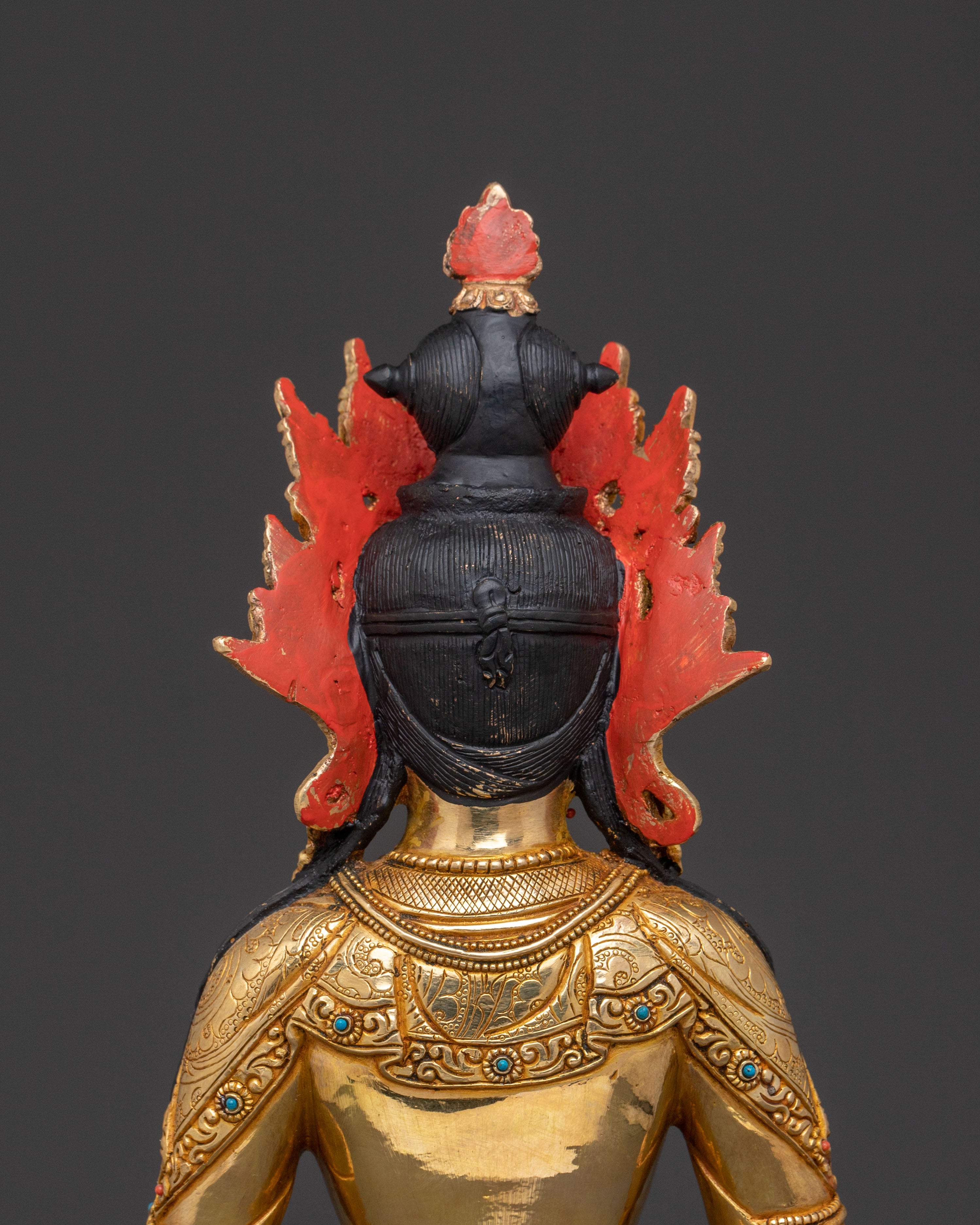 Amitayus Compassion Longevity Statue | Sacred Tibetan Artwork