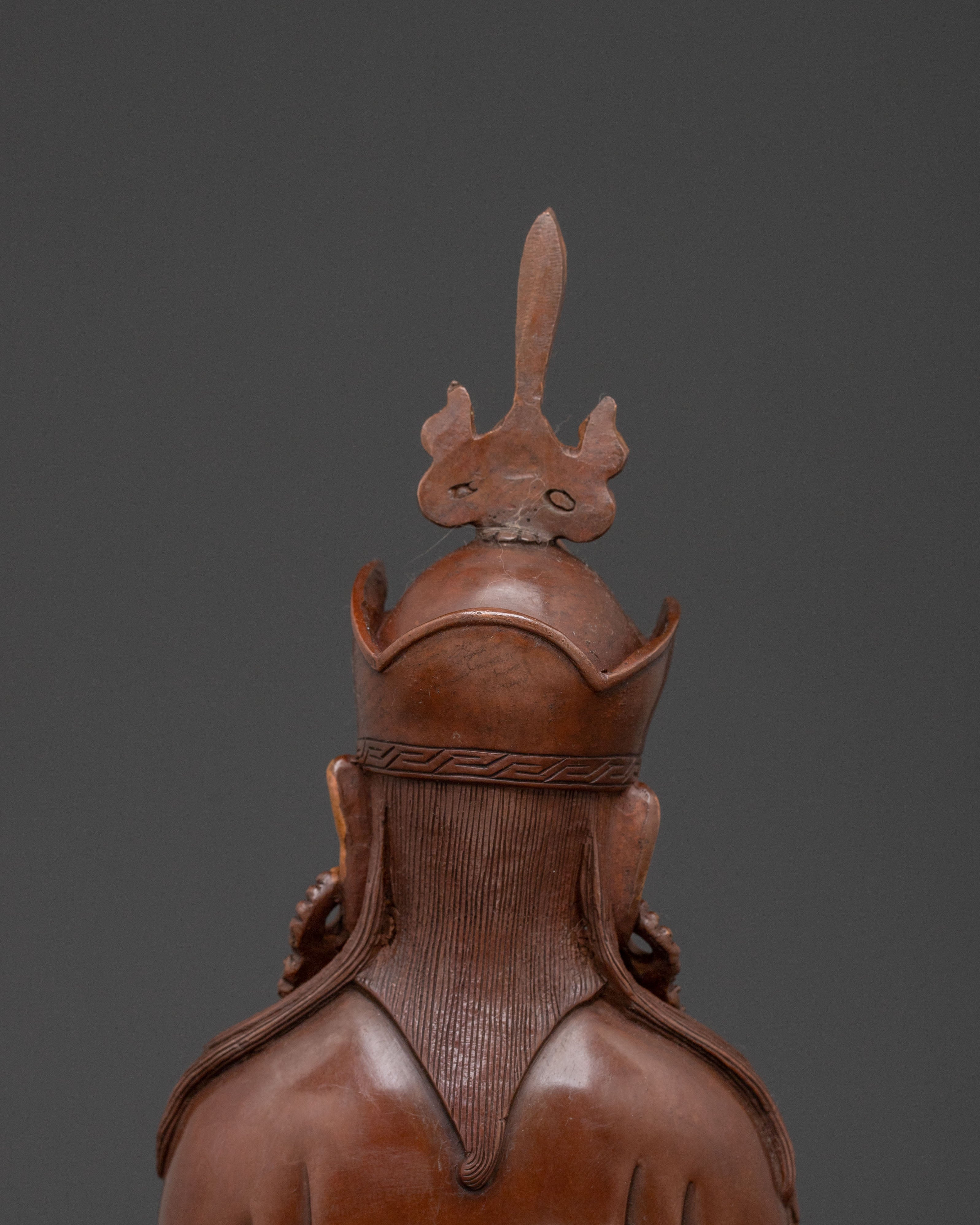 Guru Rinpoche Handcrafted Copper Statue