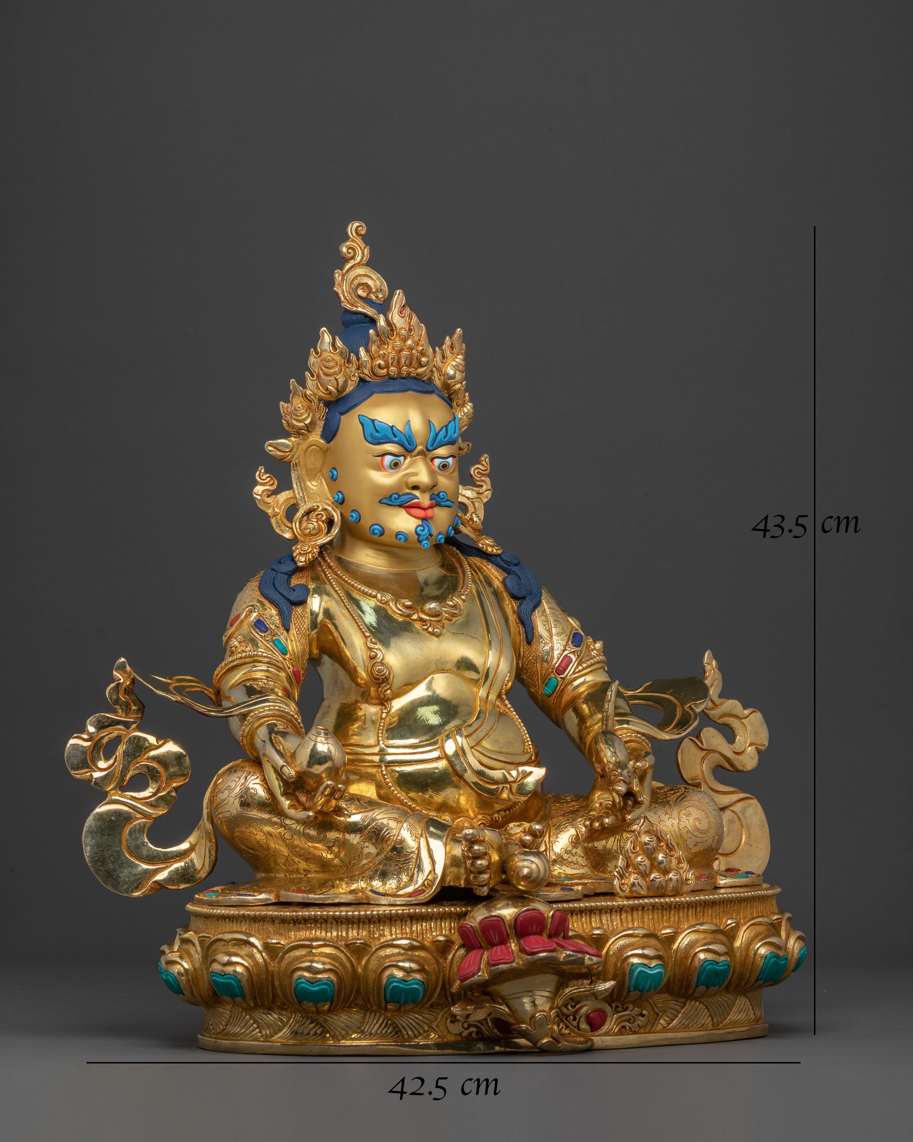 Wealth God: Dzambhala Statue | Prosperity Figurine