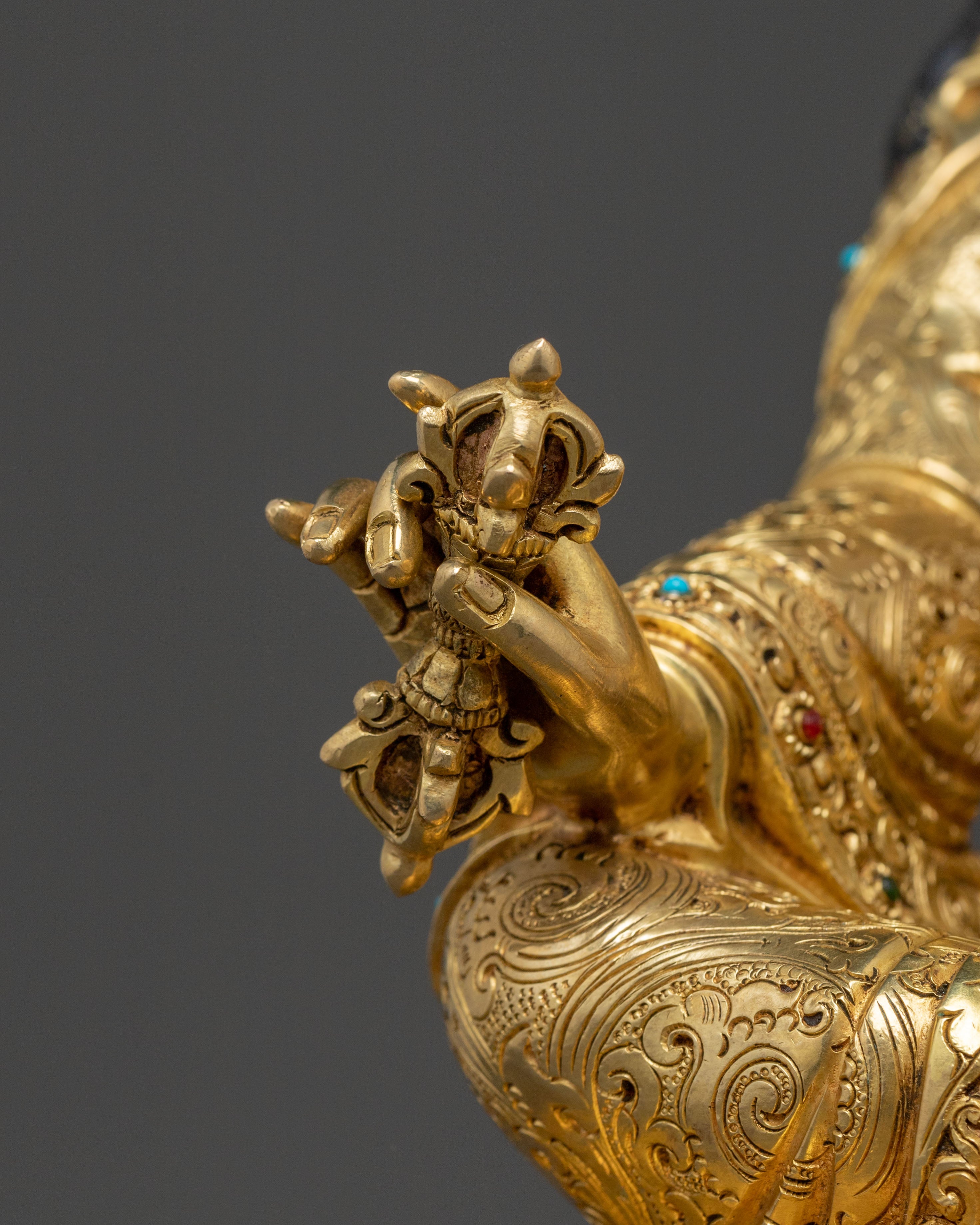Lotus Born Guru Rinpoche Icon | Lotus-Born Master and Tantric Guru