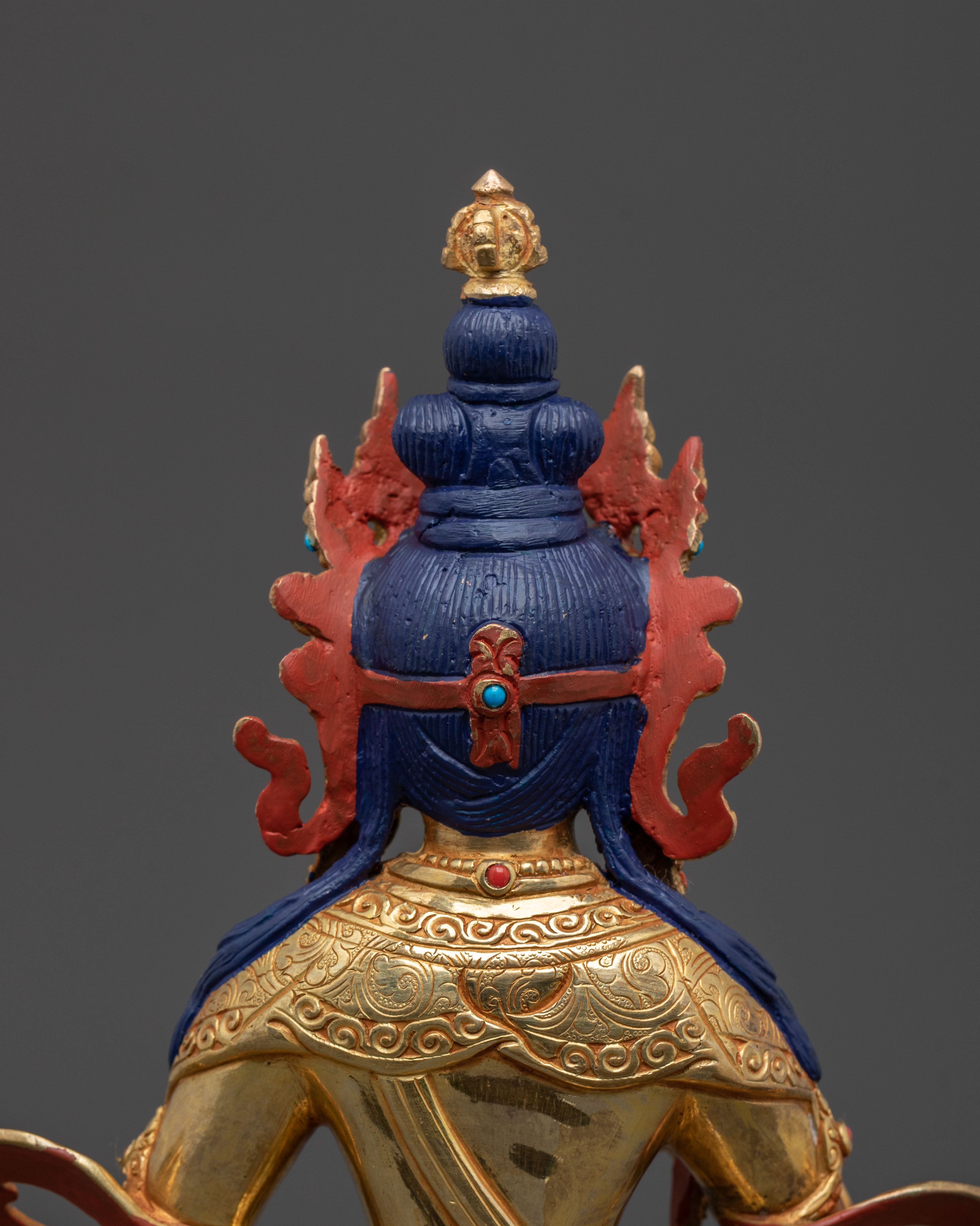 Vajrasattva Statue: Handcrafted in Nepal