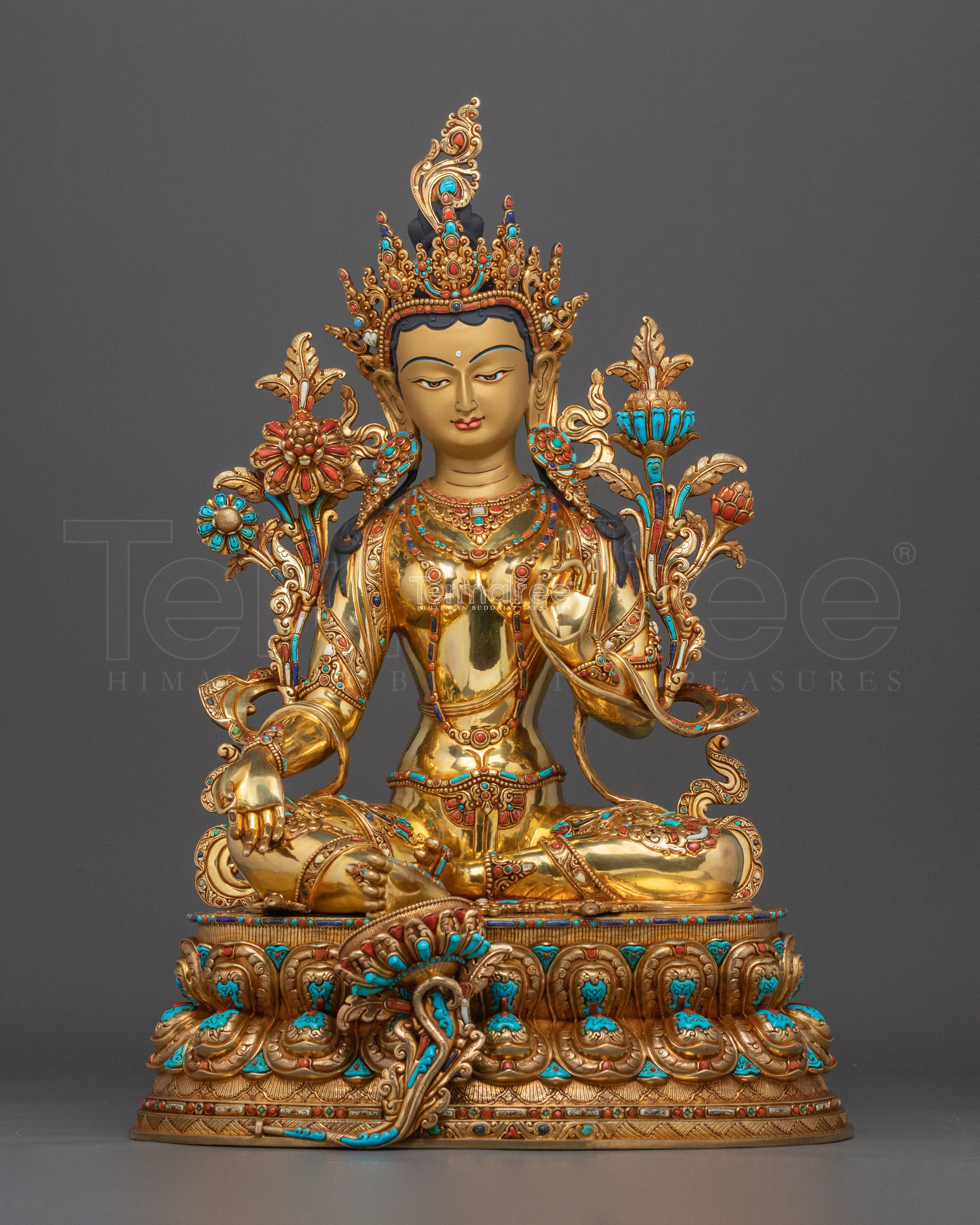 Green Tara Statue