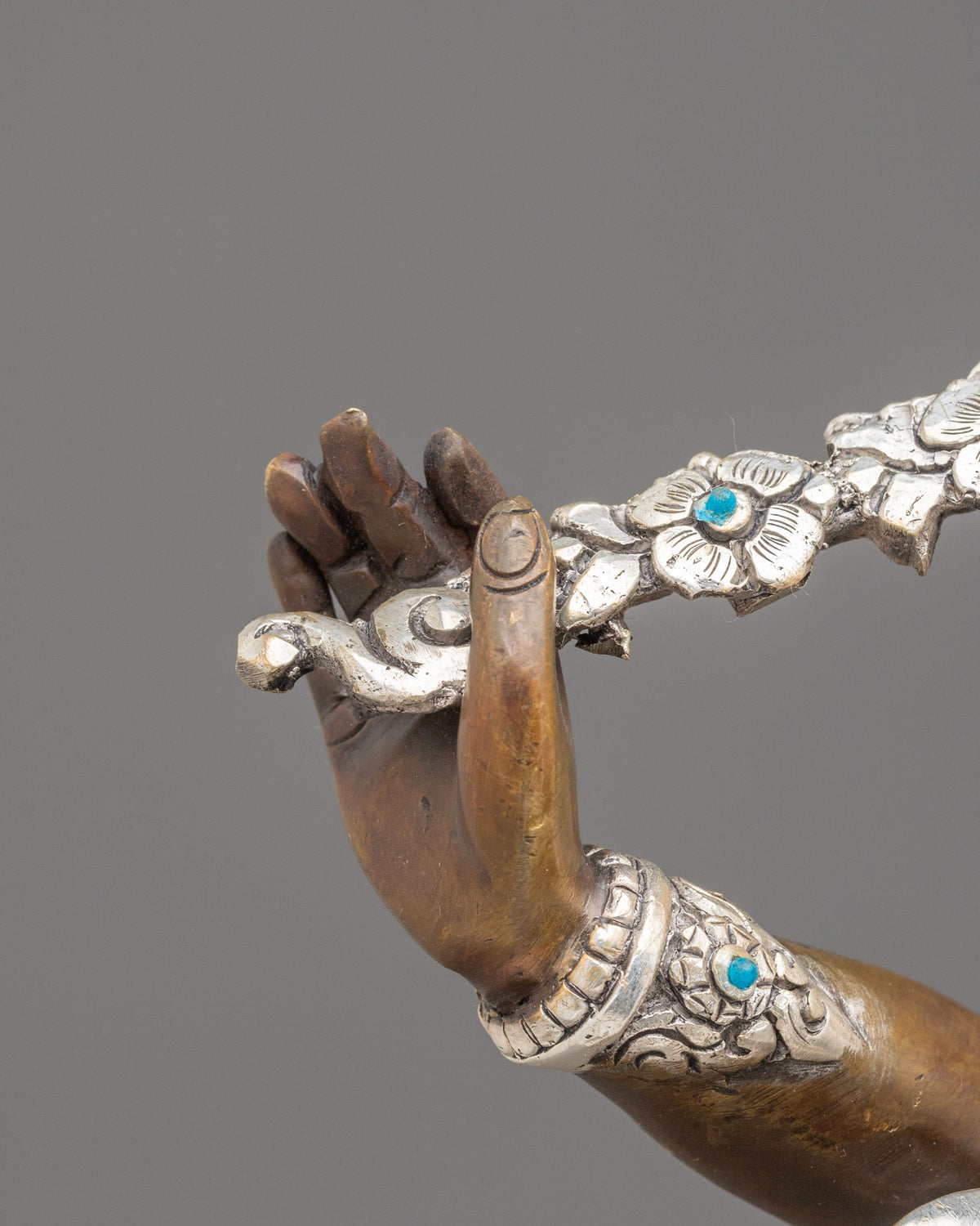 Kurukulla Oxidized Sculpture | Buddhist Copper Figurine