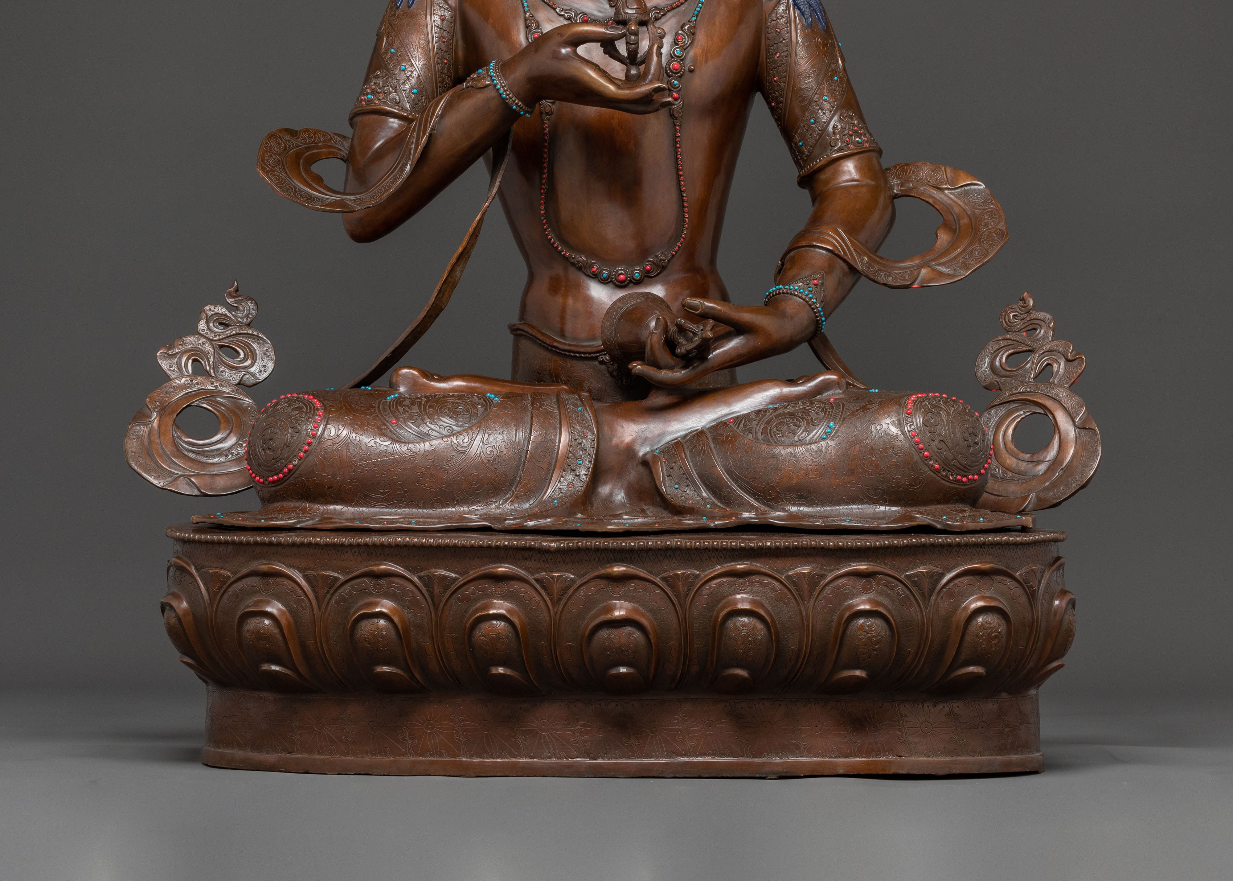 Vajrasattva Statue for Altar Decor | Nepali Handcrafted Statue
