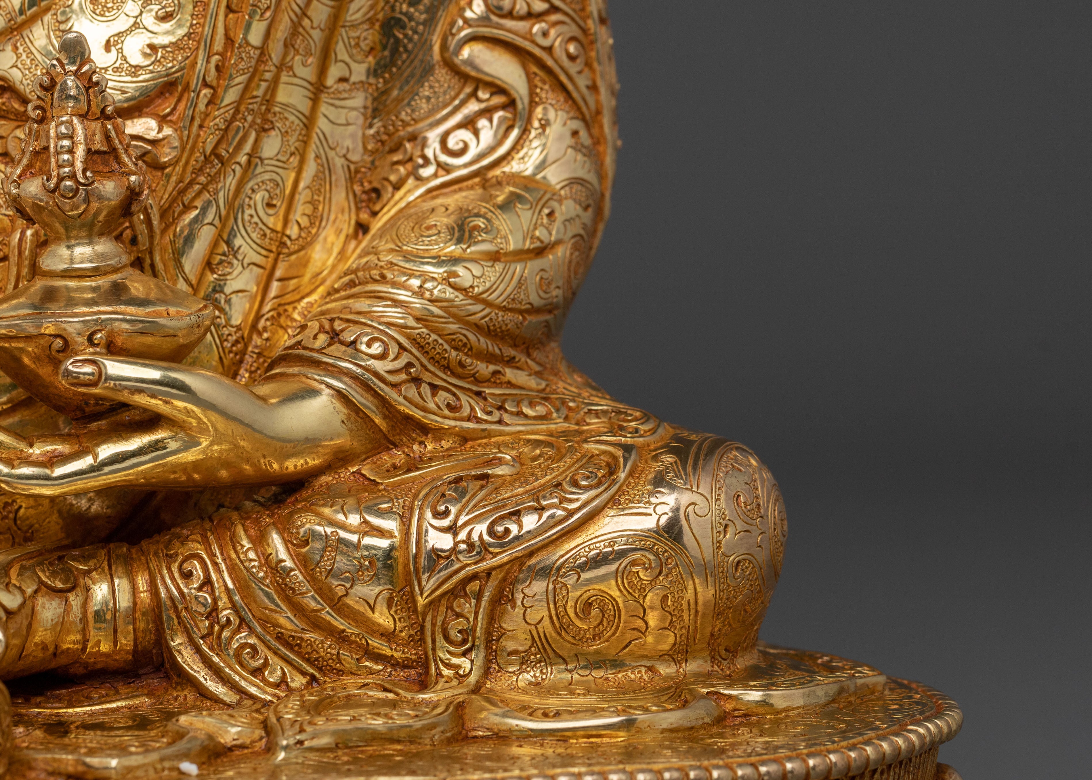 Handmade Sculpture of Guru Rinpoche | Symbol of Enlightened