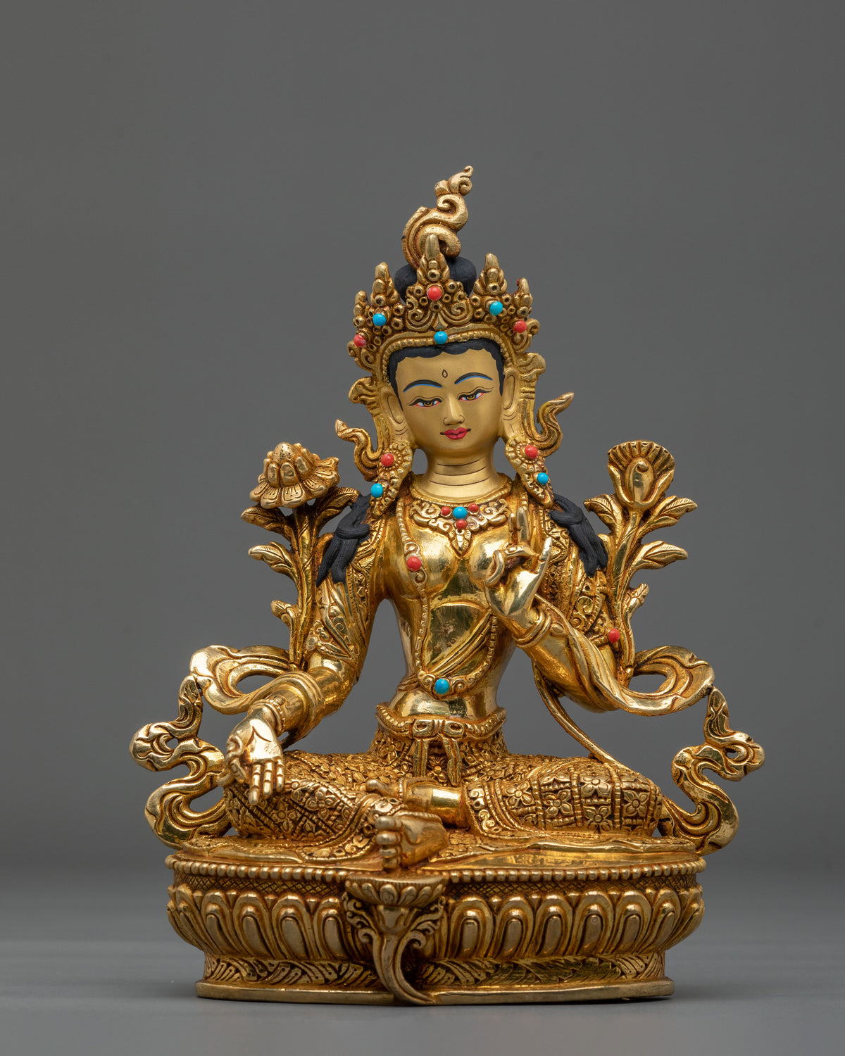 Green Tara Statue