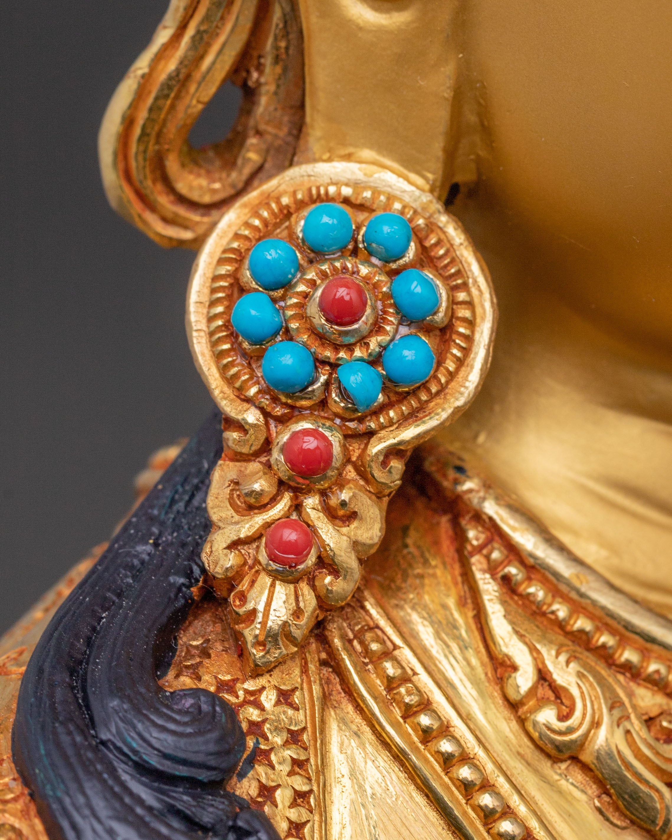 Manjushri Wisdom Icon Statue| Handcrafted Copper Wisdom Deity