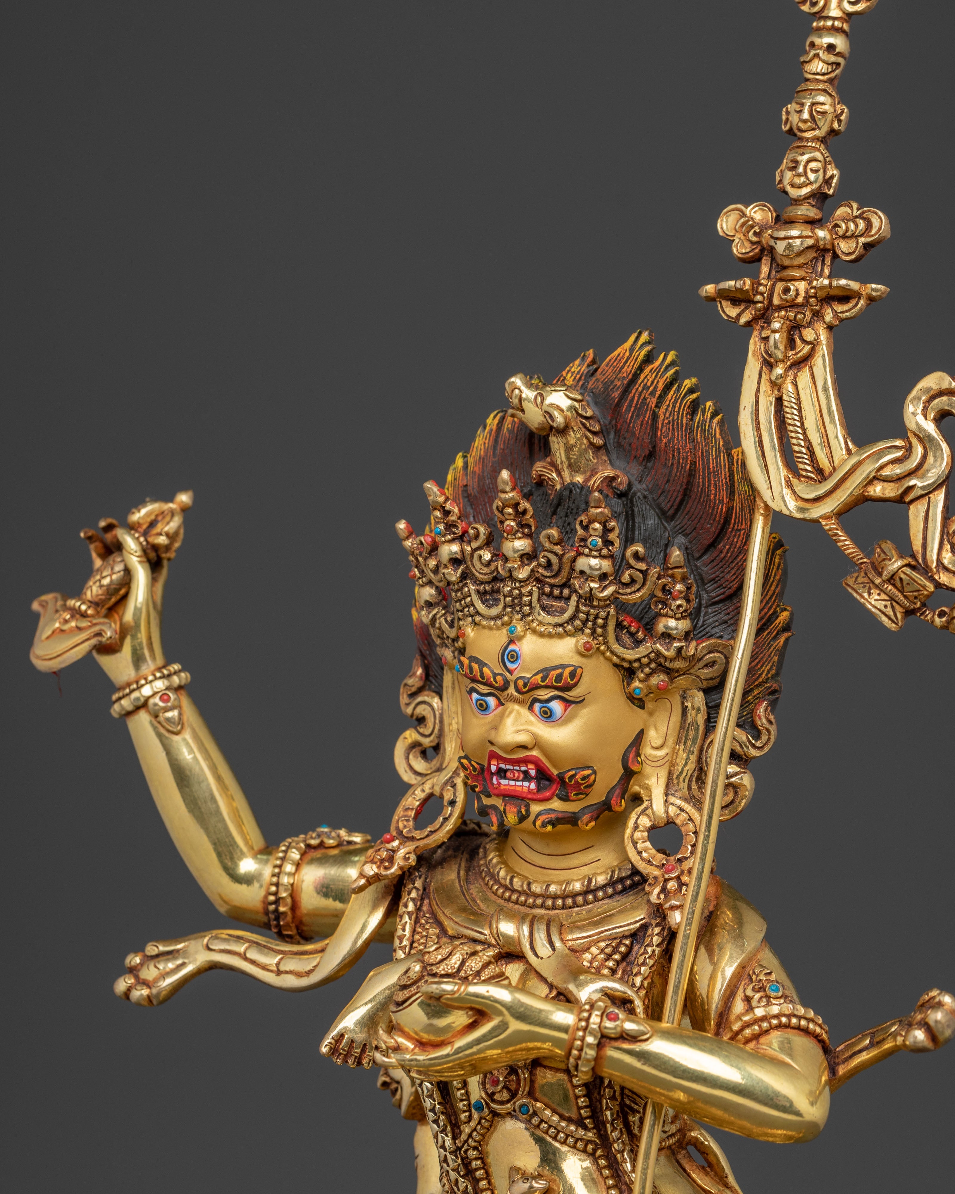 Troma Nagmo Statue: Wrathful Wisdom Goddess of Transformation