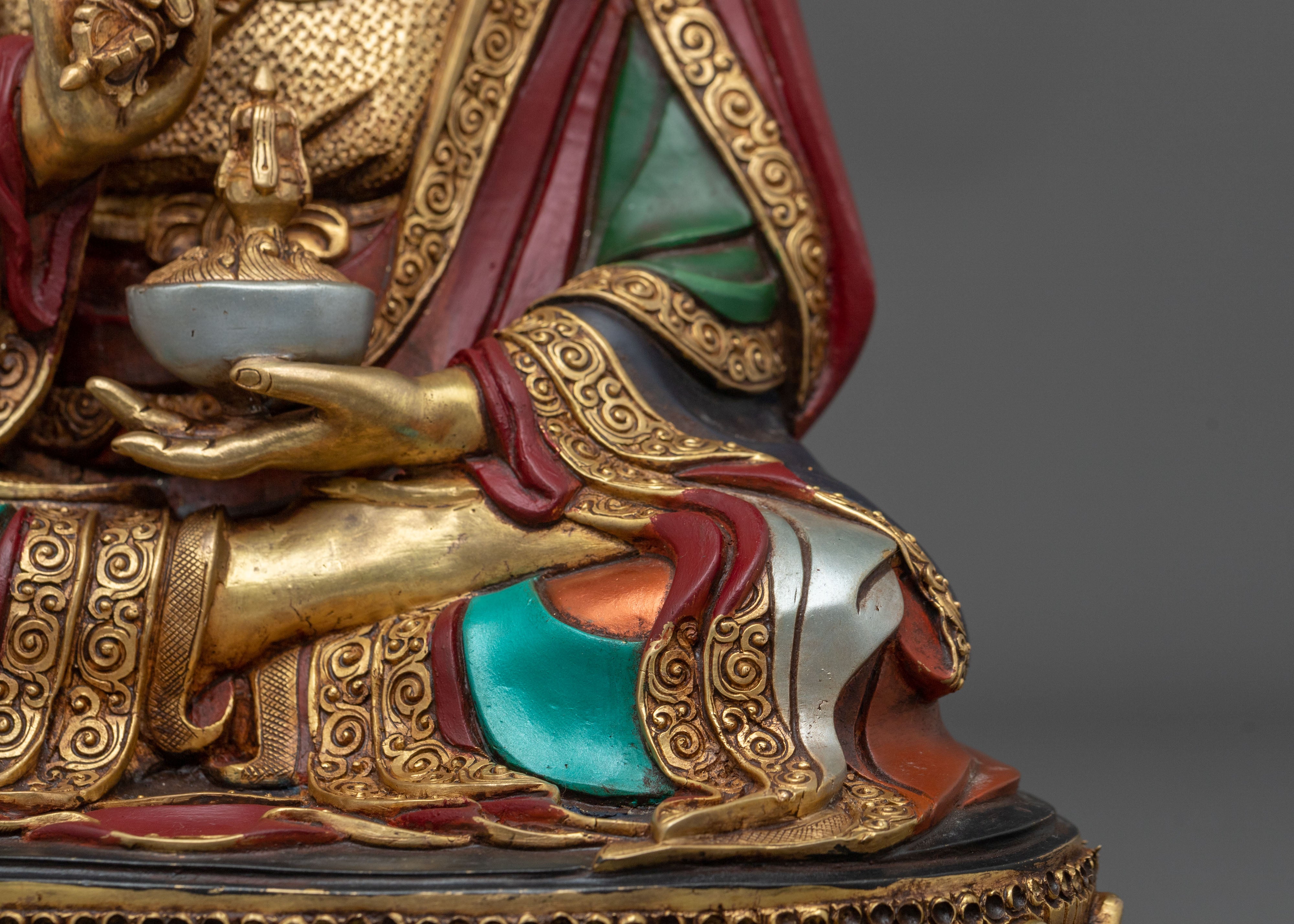 Guru Tsokye Dorje Buddhist Figurine | Symbol of Wisdom and Protection
