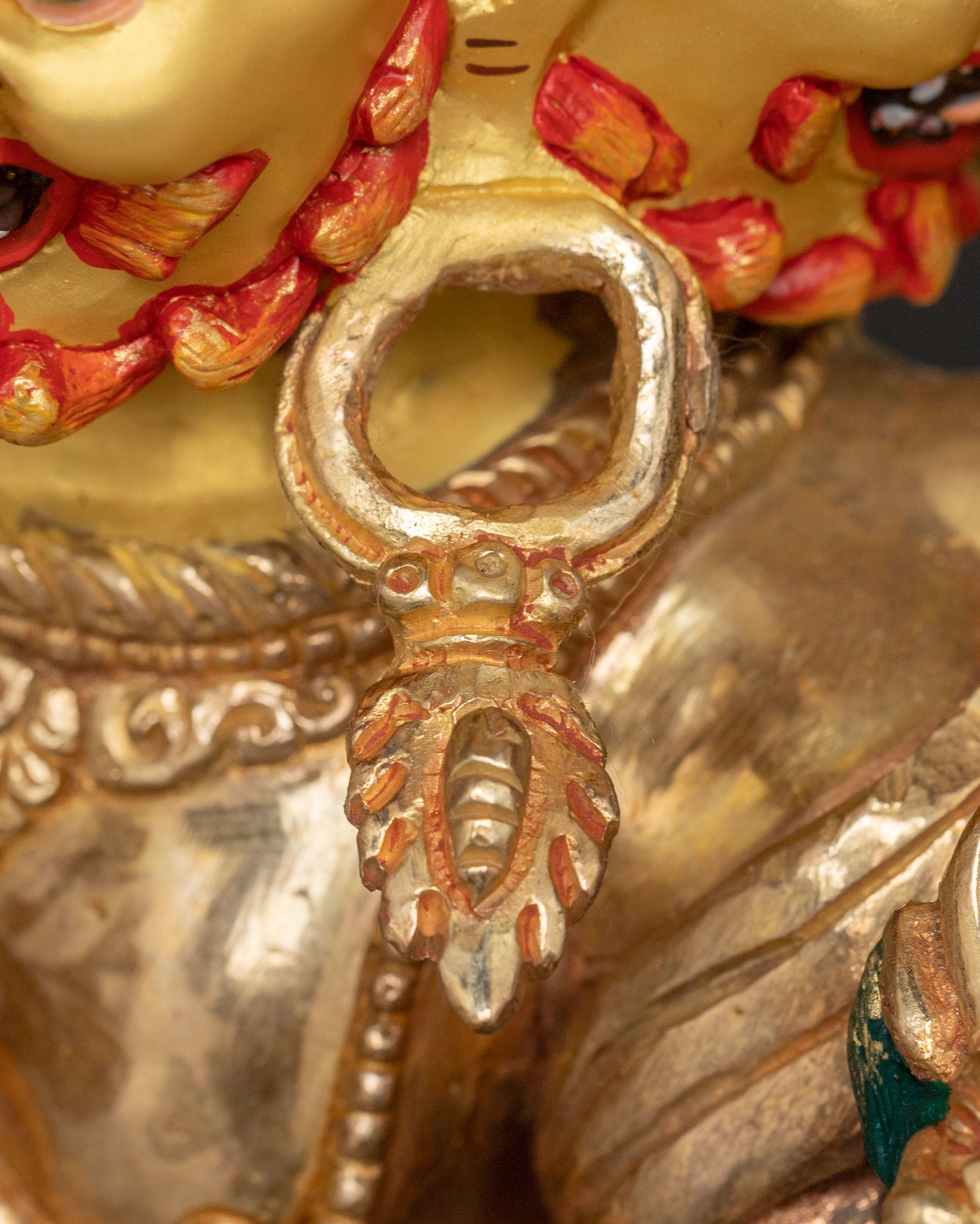 Ucchusma Protection Figure - Gilded Copper Statue