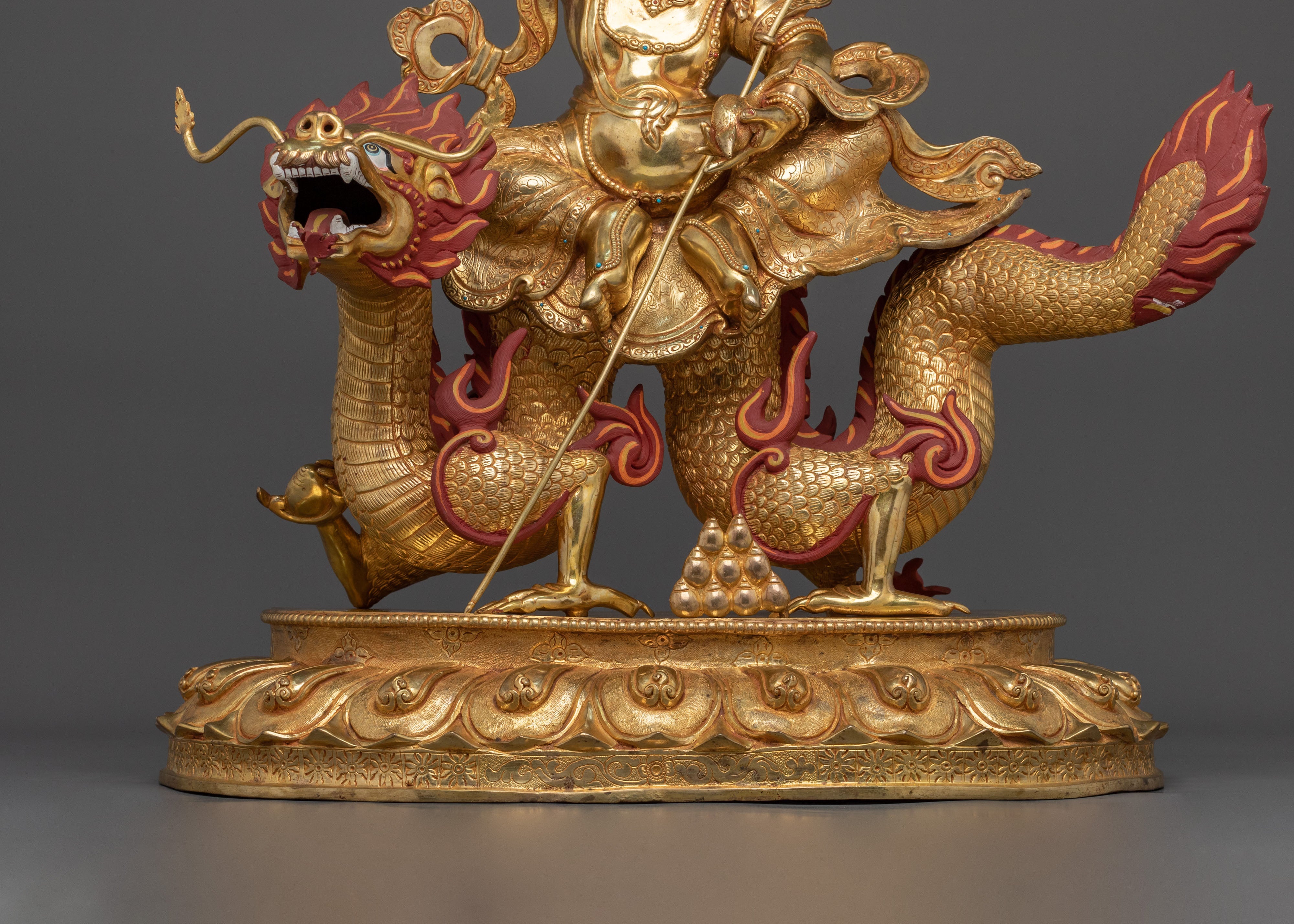White Dzambhala Statue | Sacred Wealth God