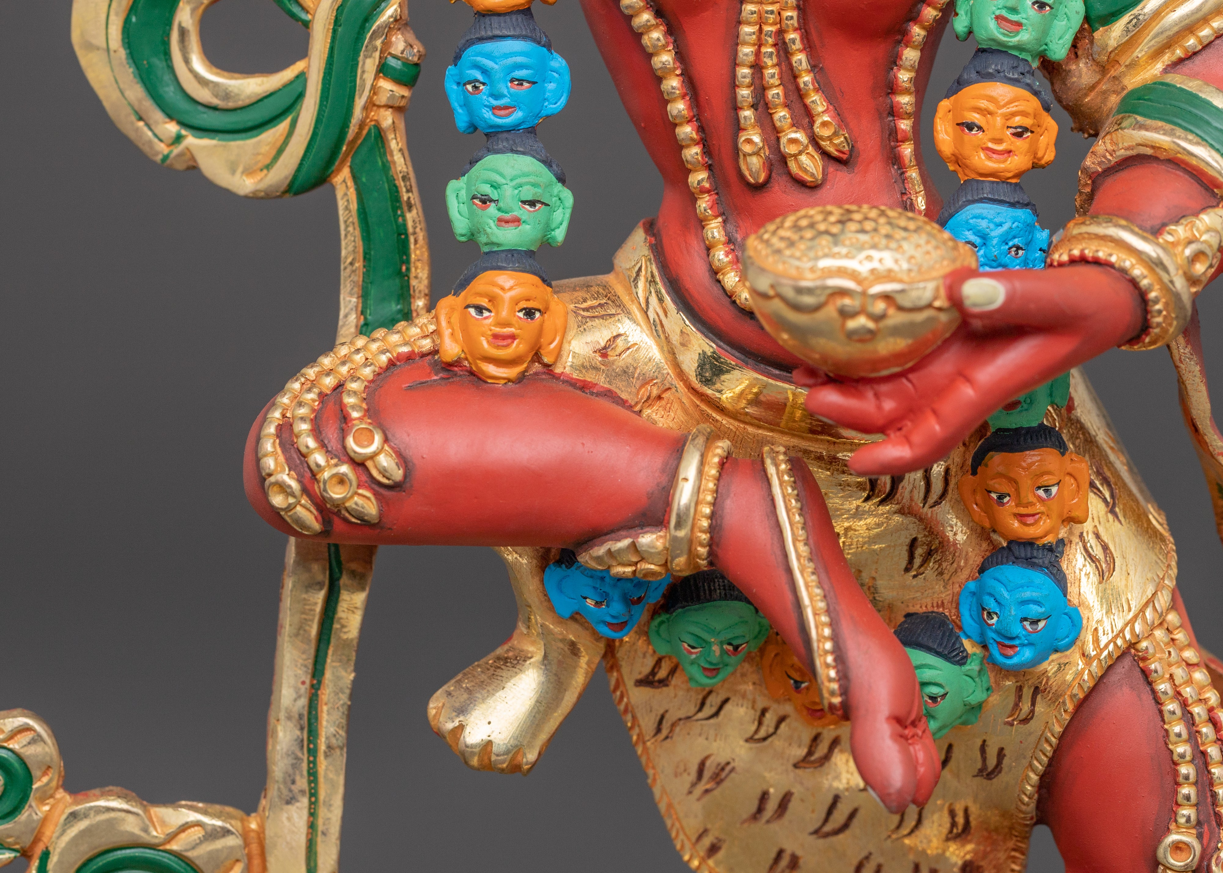 Dakini Vajravarahi Golden Statue | Goddess of Transformation